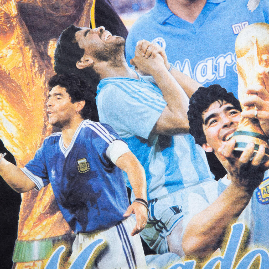 Diego Maradona Tee Black