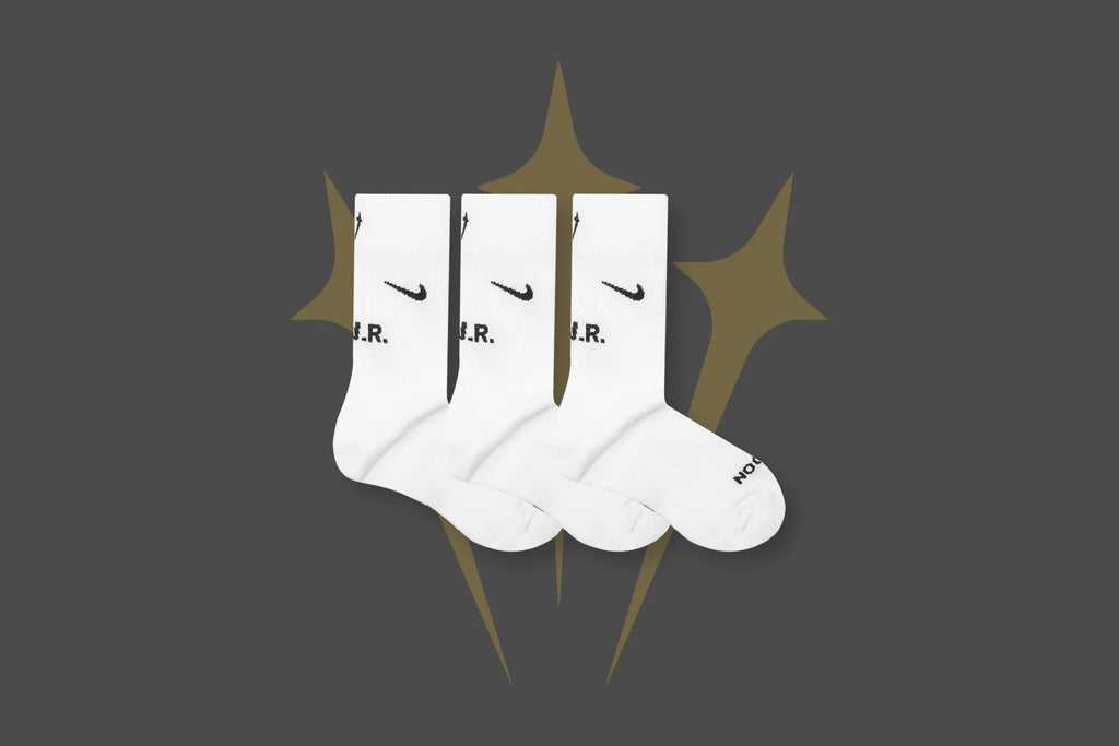 Nike x NOCTA Crew Socks White Black