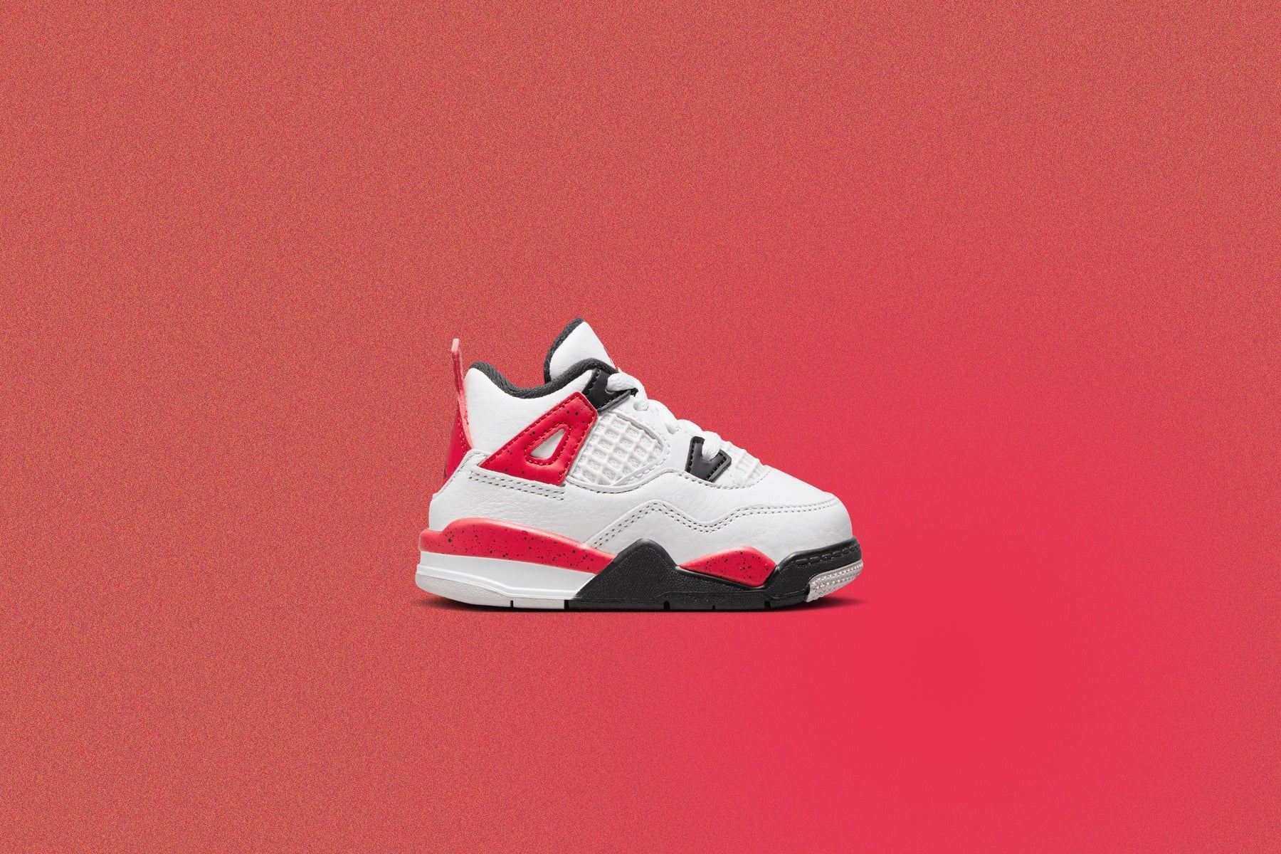 Air Jordan 4 Retro TD Red Cement White Fire Red Black
