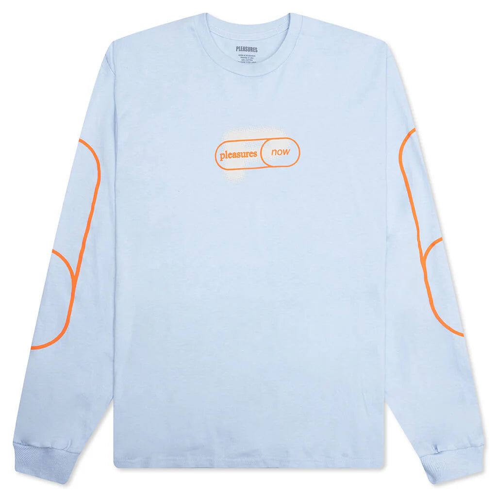 Pixel P Long Sleeve Light Blue