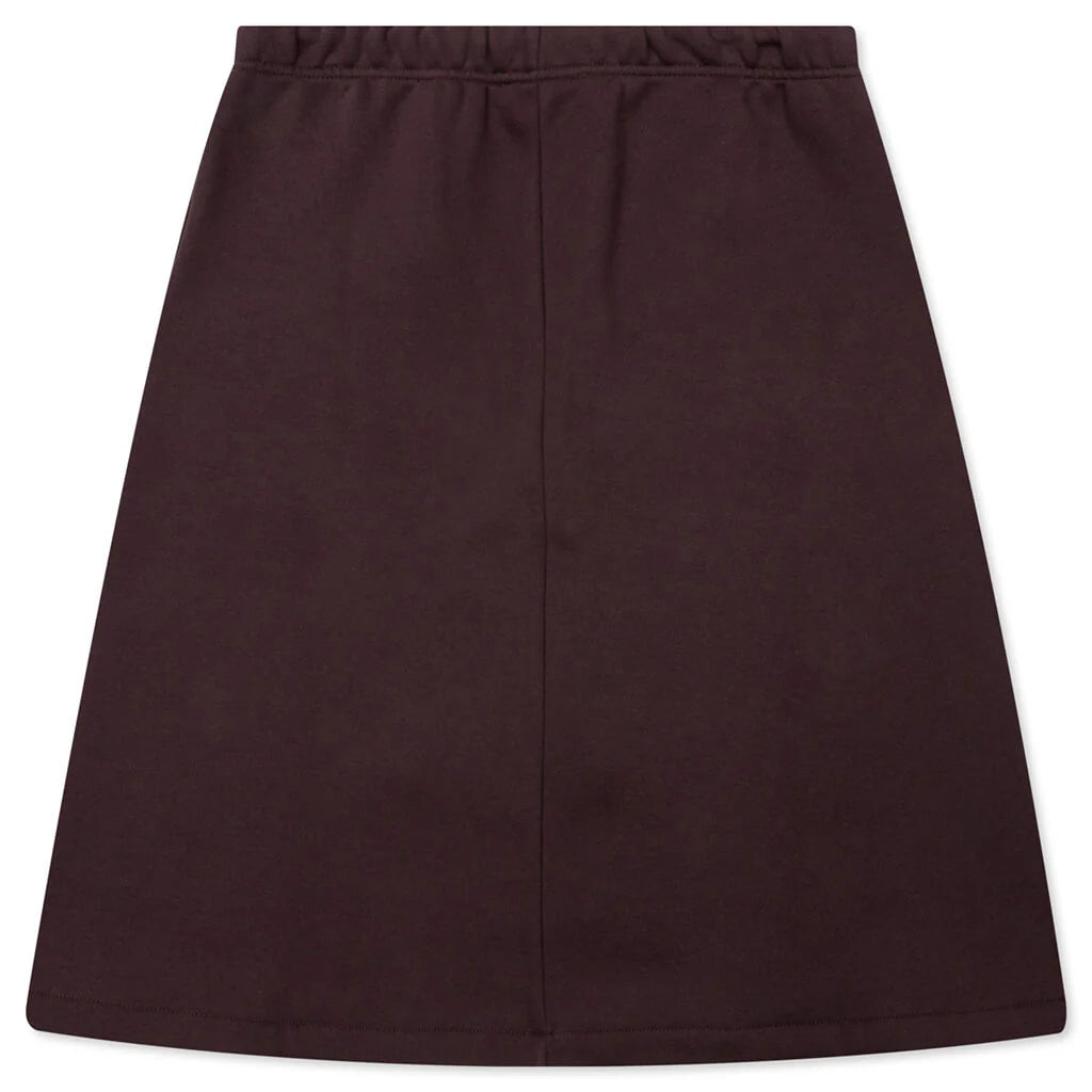 Womens Midlength Skirt Plum