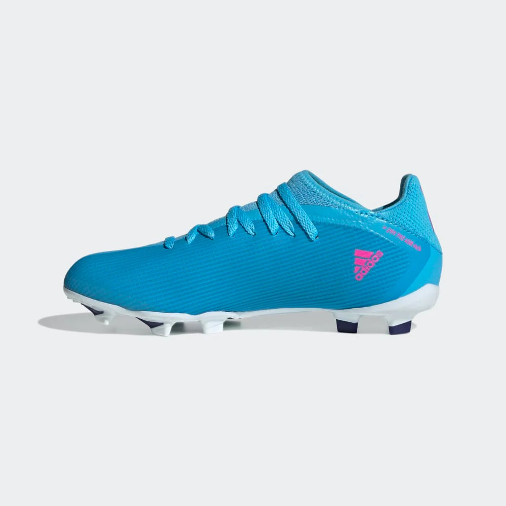 adidas Kids X Speedflow 3 FG J Firm Ground Boots Sky Rush Pink