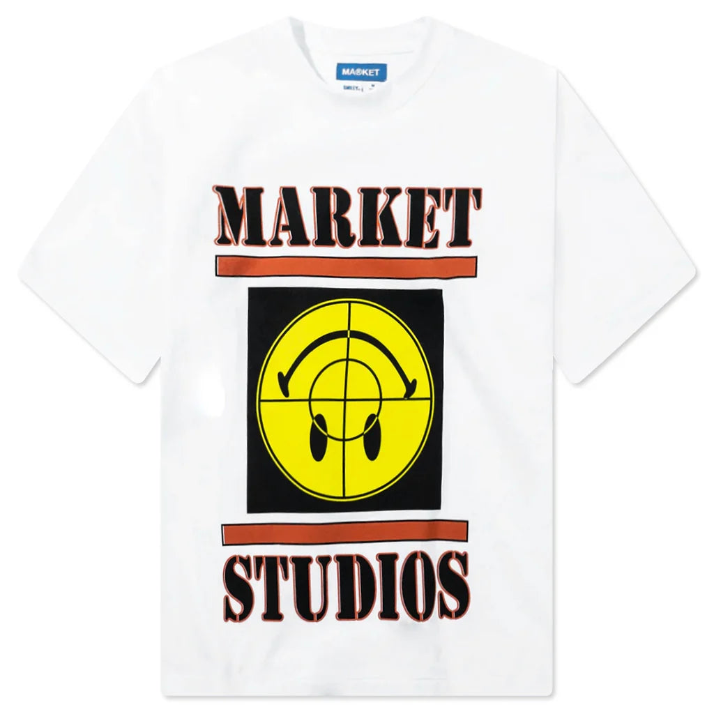 Smiley Focus T Shirt White