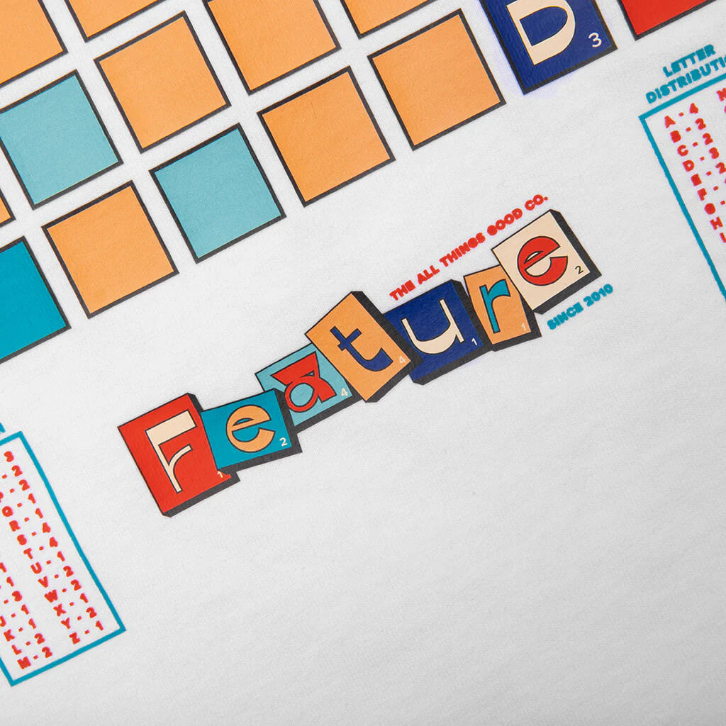 Kids Scrabble Tee White