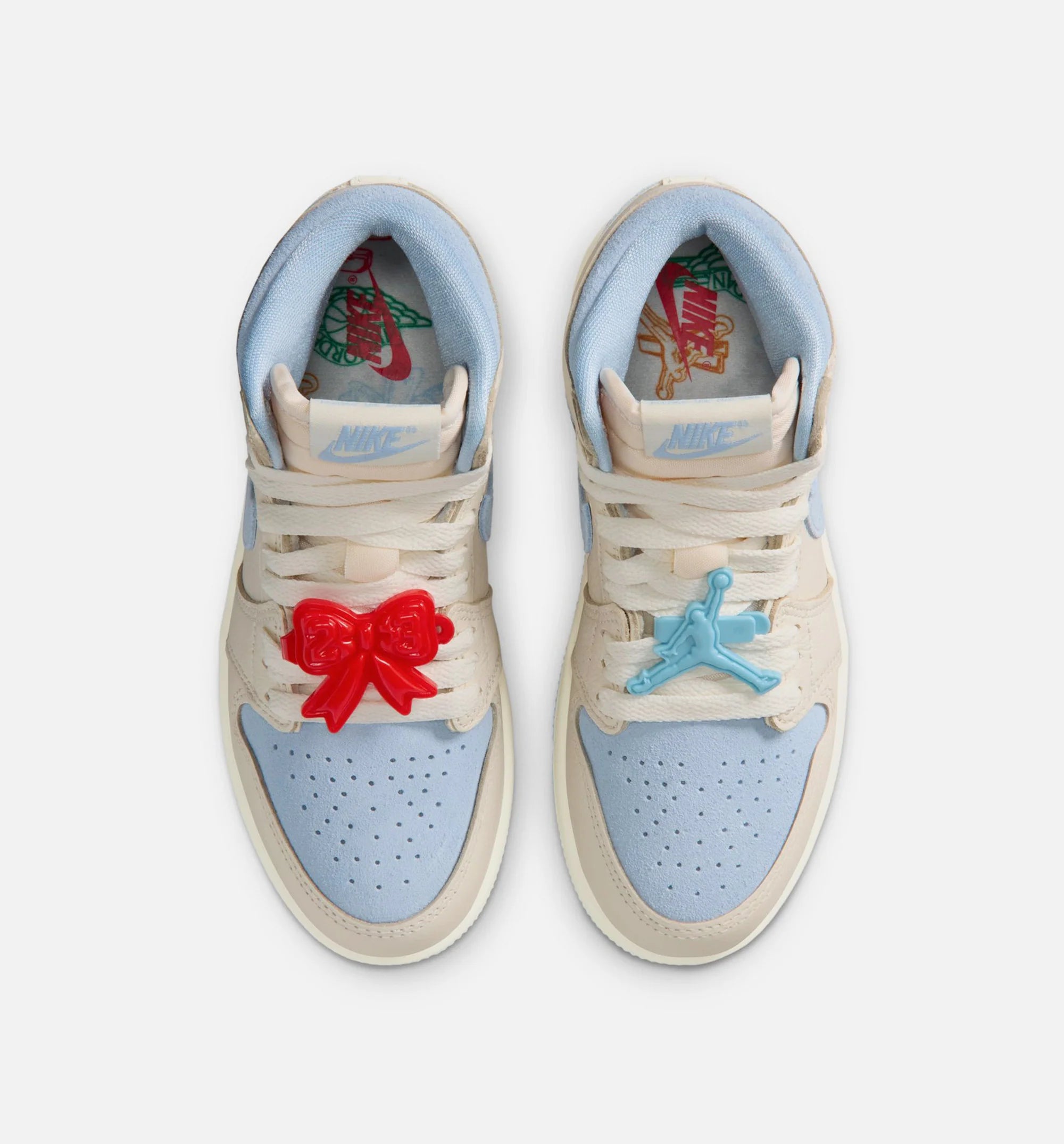Air Jordan 1 Retro High OG Psychic Blue Preschool Lifestyle Shoe Pale Ivory Psychic Blue Coconut Milk