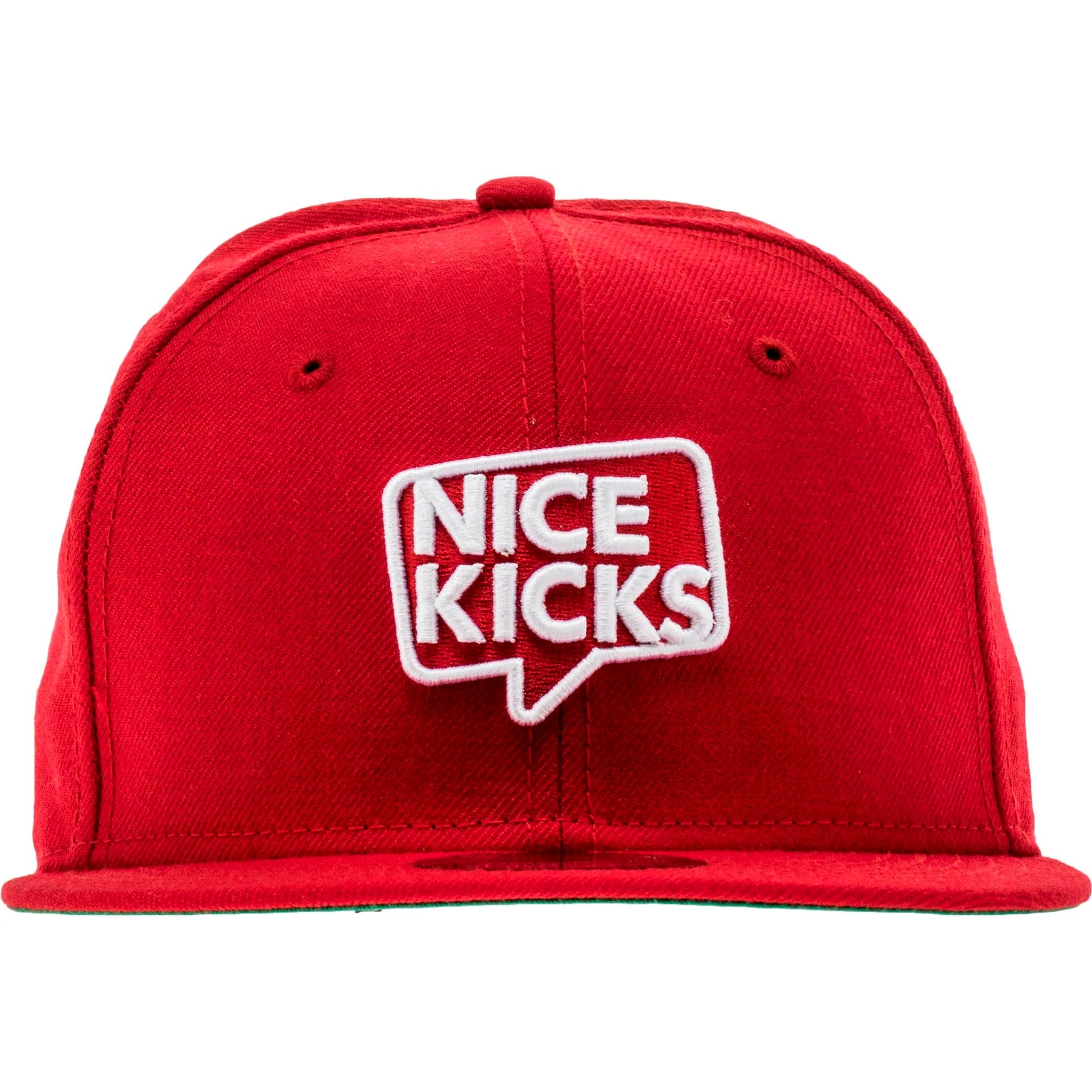 New Era X Nice Kicks 9Fifty Snapback Hat Scarlett White