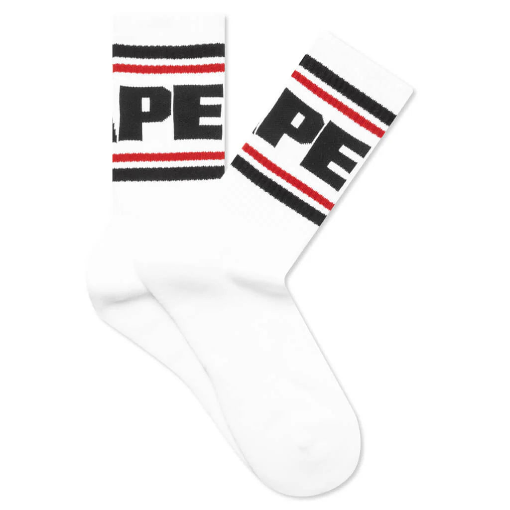 Line Socks Black