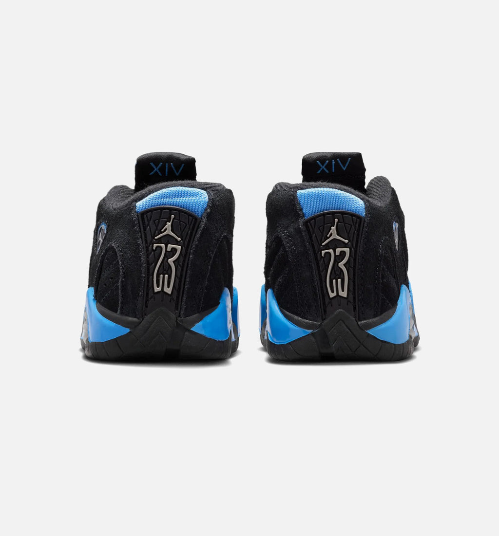 Air Jordan 14 Retro Black University Blue Infant Toddler Lifestyle Shoe Black White University Blue