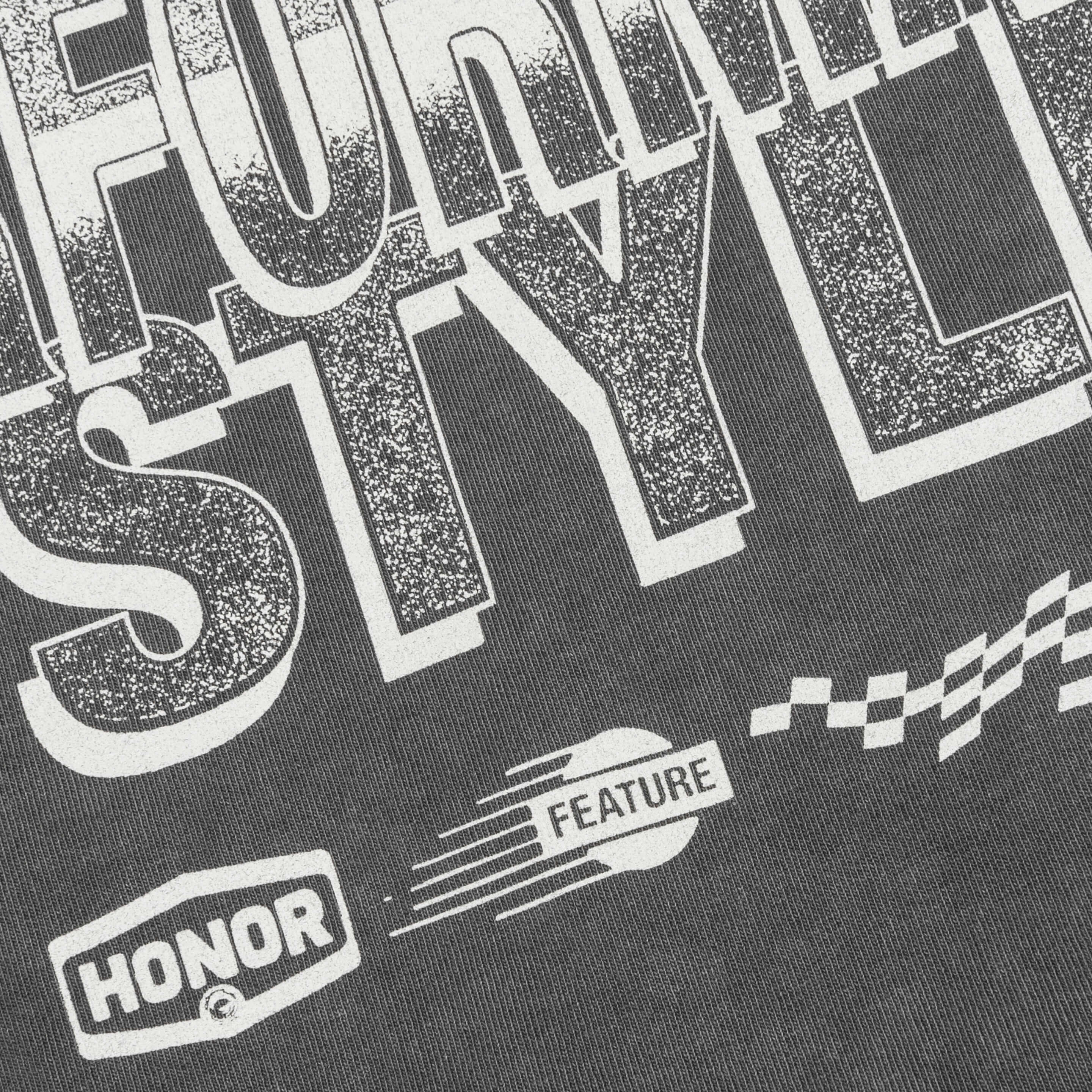 Feature x Honor The Gift Precision Graphic Tee Faded Black