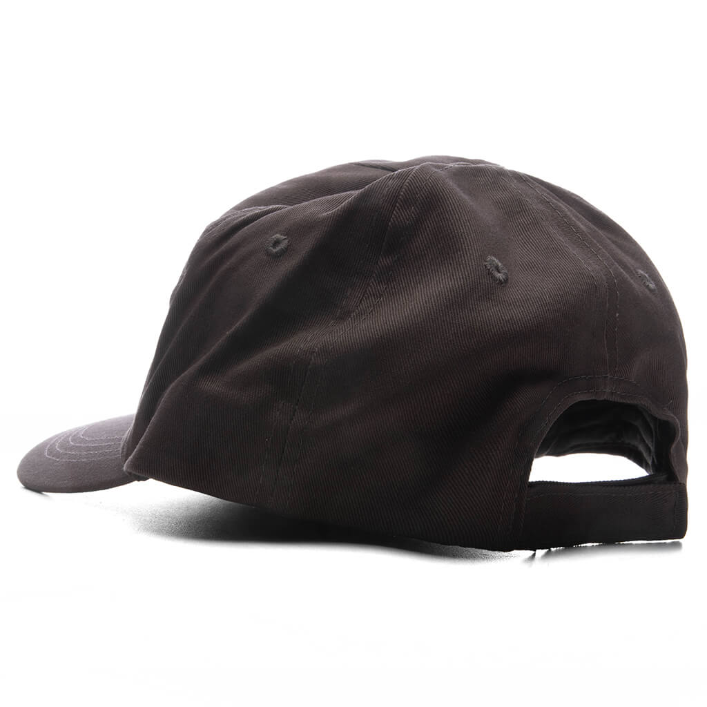 Metal Logo 5 Panel Hat Brown