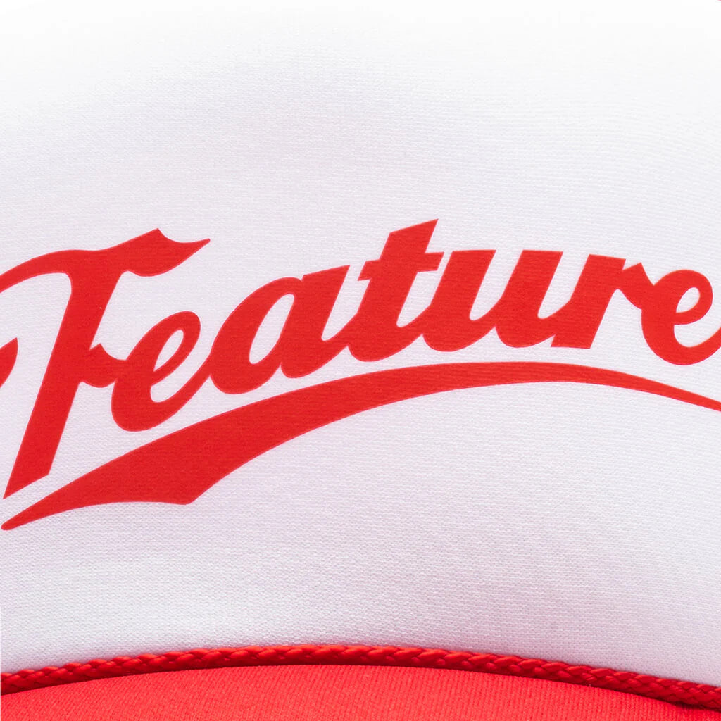 Frew Trucker Hat Red White