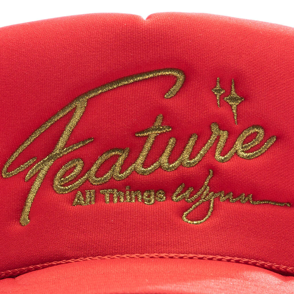 Feature x Wynn Shine Trucker Red