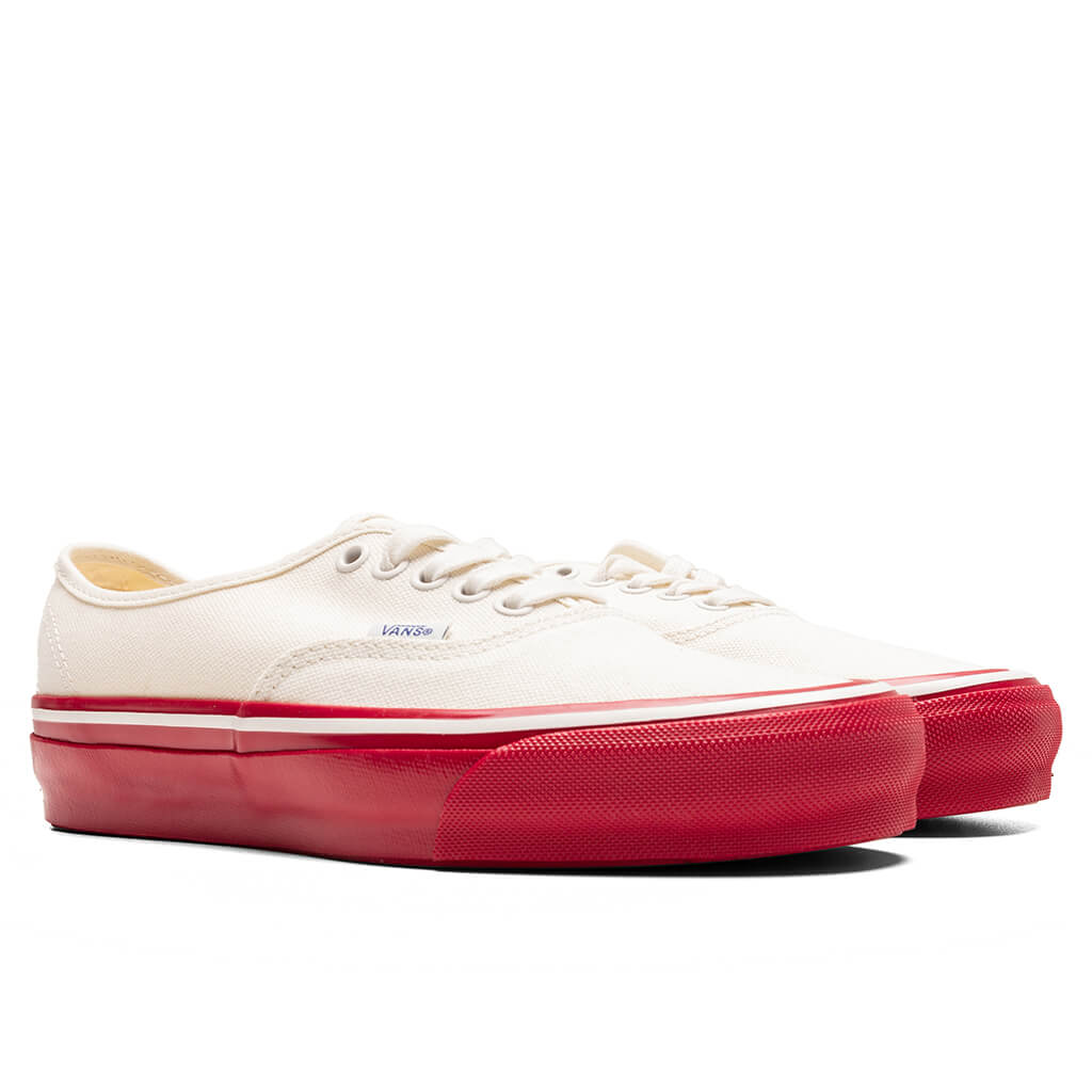 Premium Authentic Duck Canvas White Red