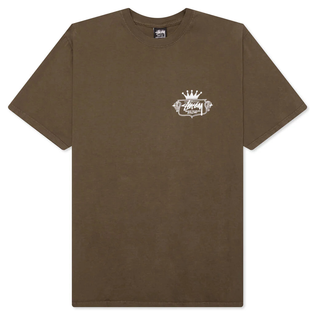 Built To Last Pig Dyed Tee Brown