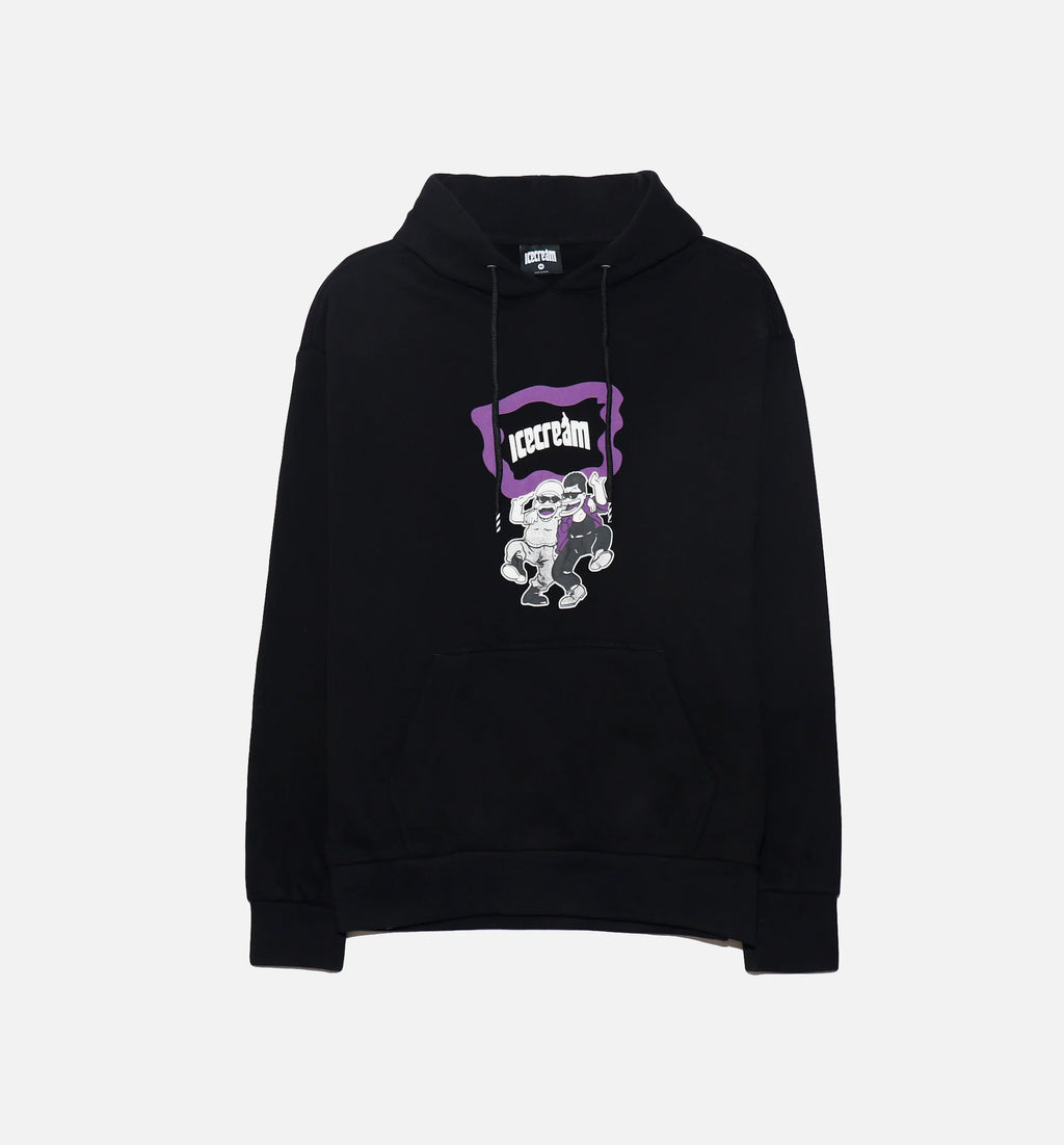 Bros Pullover Mens Hoodie Black