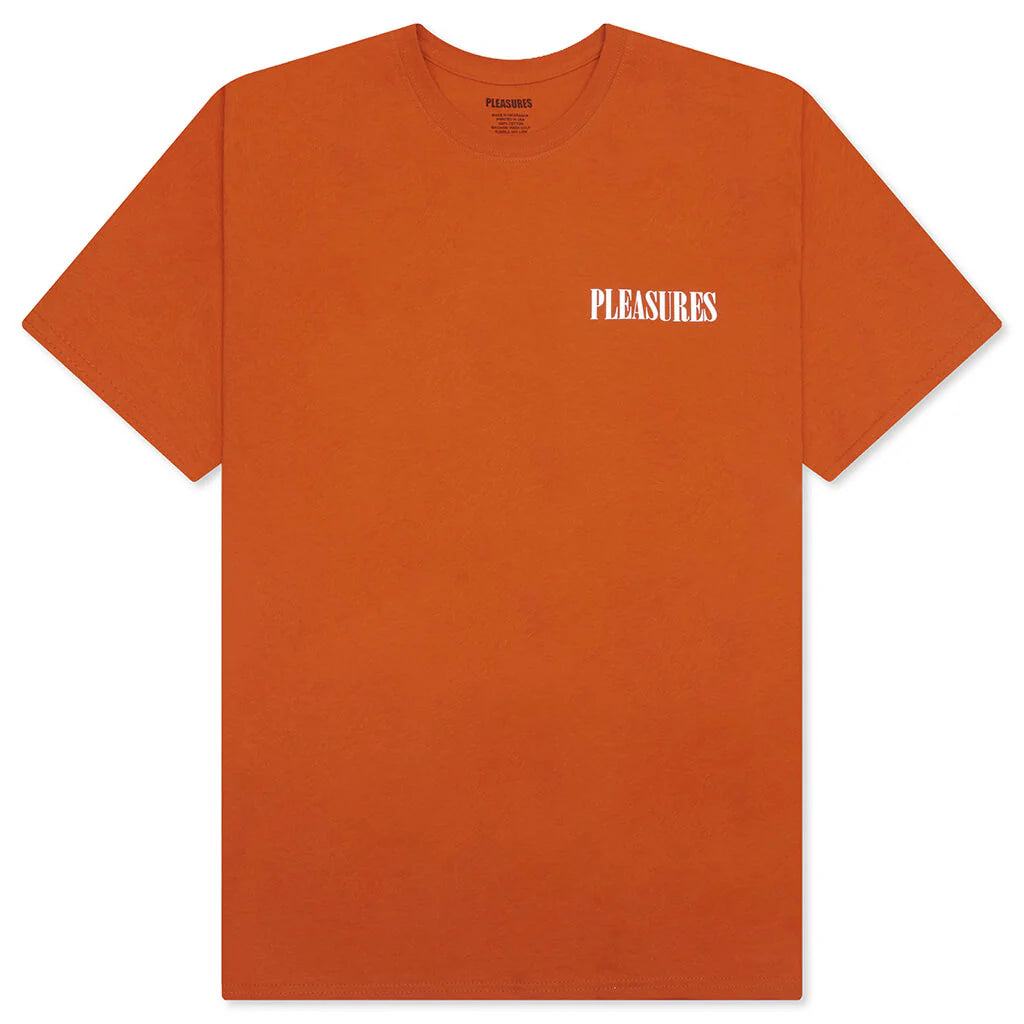 Vertical T Shirt Orange
