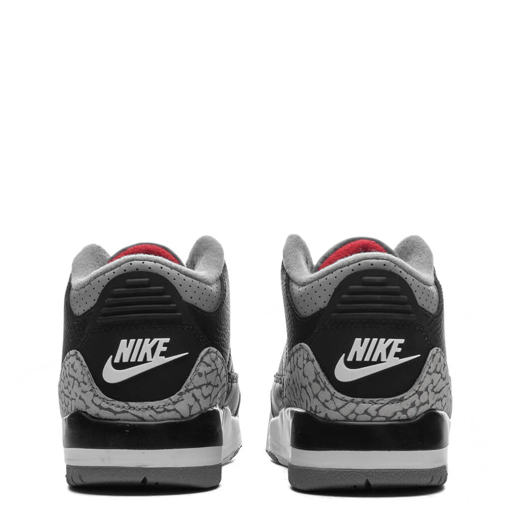 Air Jordan 3 Retro PS Black Cement Black Fire Red Cement Grey Summit White