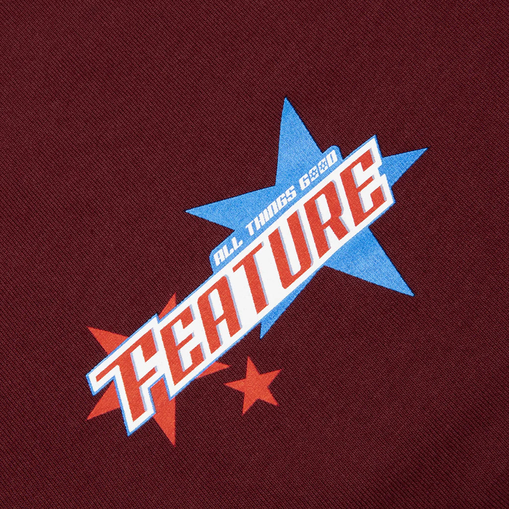 Rocket Pop Tee Oxblood Red