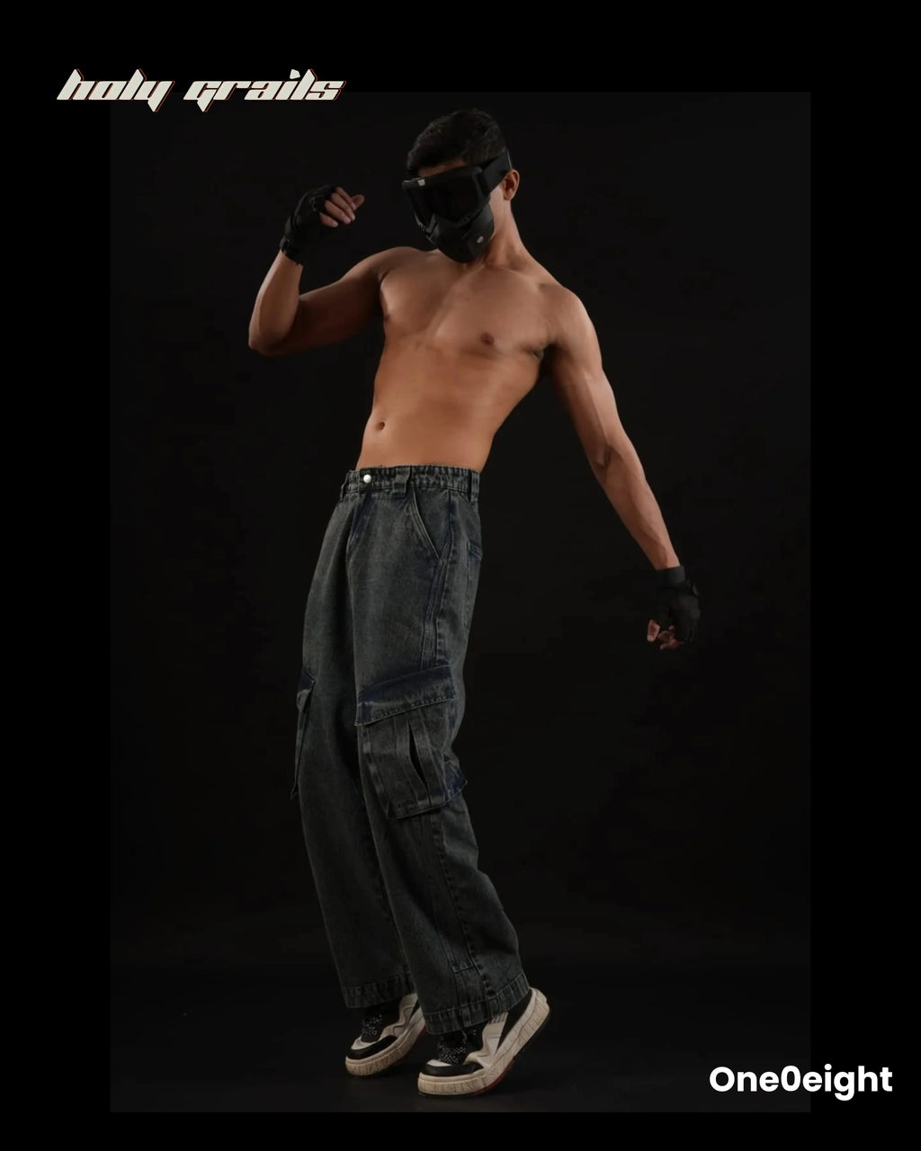 Washed Havoc Utility Denim Pants HG x One0eight