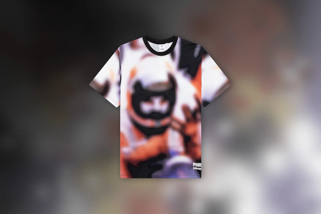 Puma x Pleasures AOP Tee White