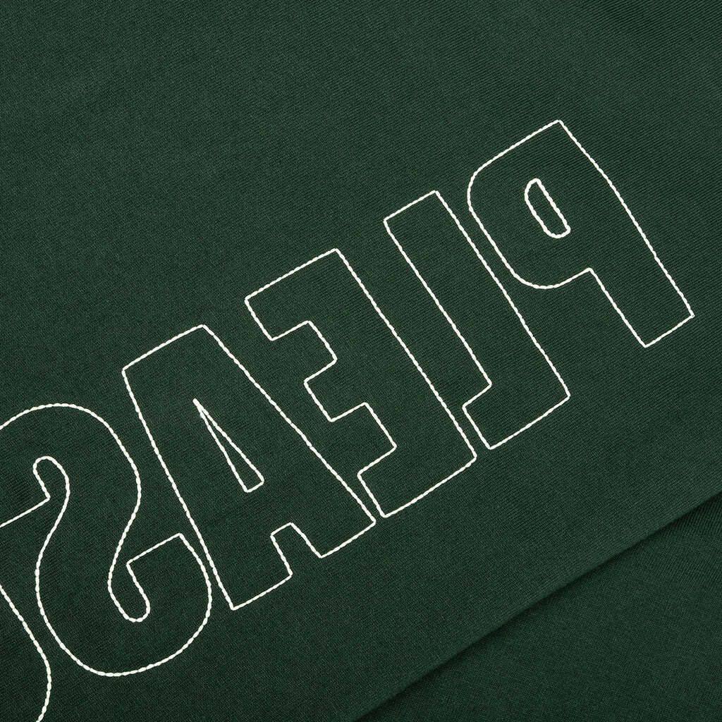 Outline Heavyweight T Shirt Forest Green