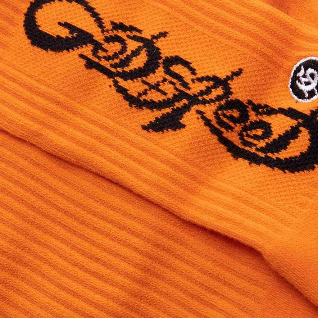 New Age Logo Sock Orange Black