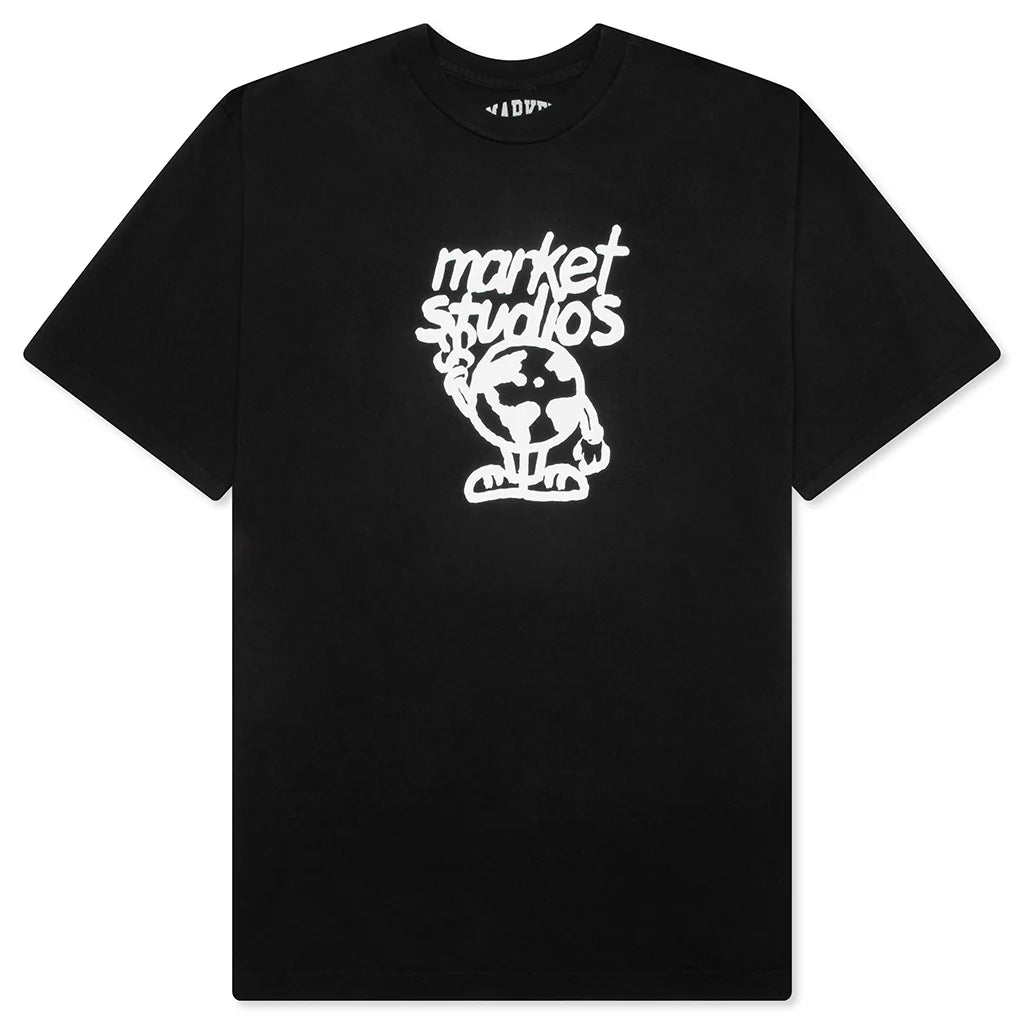 World Peace T Shirt Washed Black