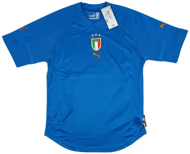 PUMA Italy Home Jersey 2004 2006 Royal