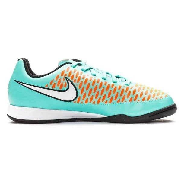 Nike JR Magista Onda IC Indoor Soccer Shoes Hyper Turquoise White Laser Orange