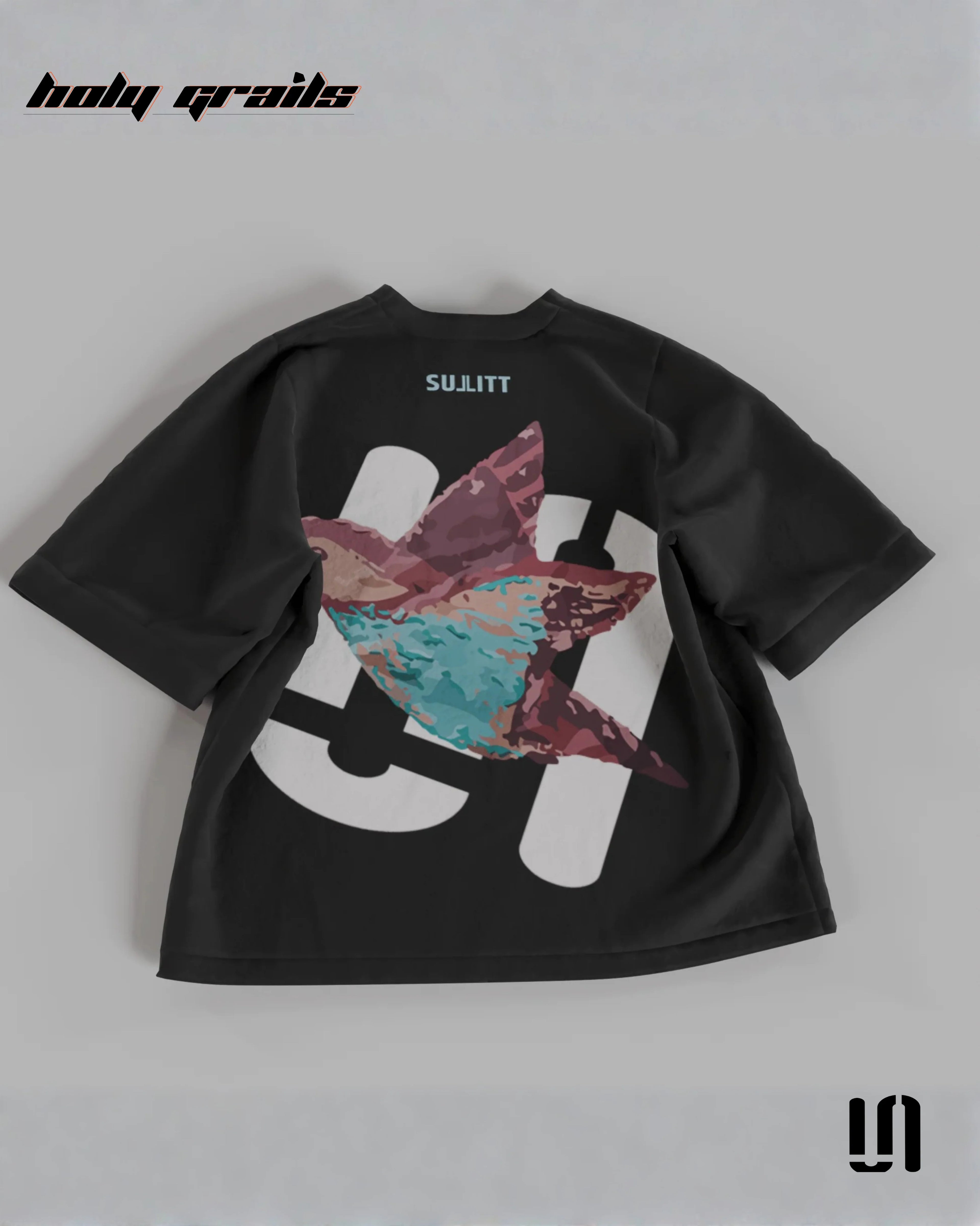 Feathered Friend Black Oversized Tee HG x Sullitt