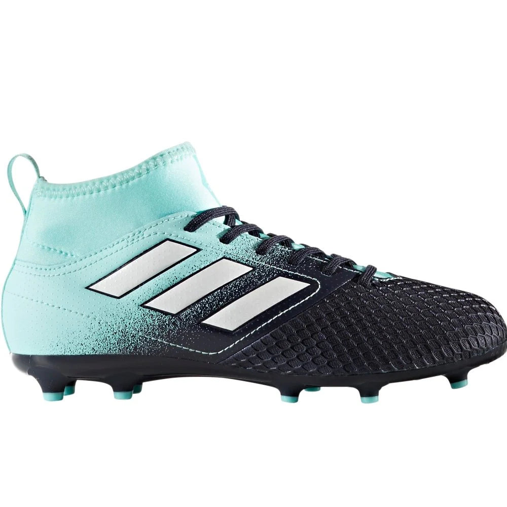 adidas ACE 173 FG J Youth Firm Ground Soccer Cleats Aqua White Legend Ink