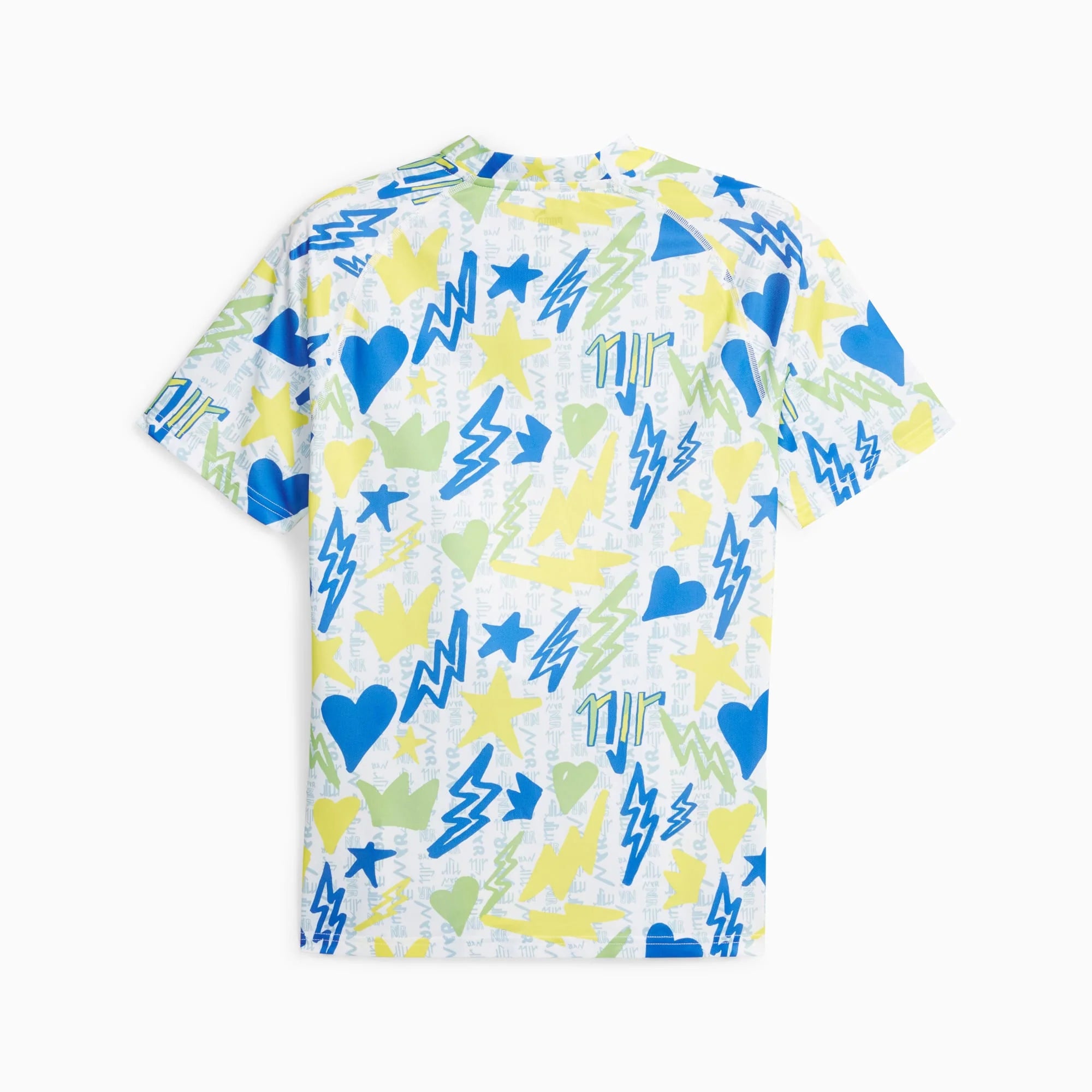 PUMA Neymar Jr Instituto Training Jersey White Blue Lemon