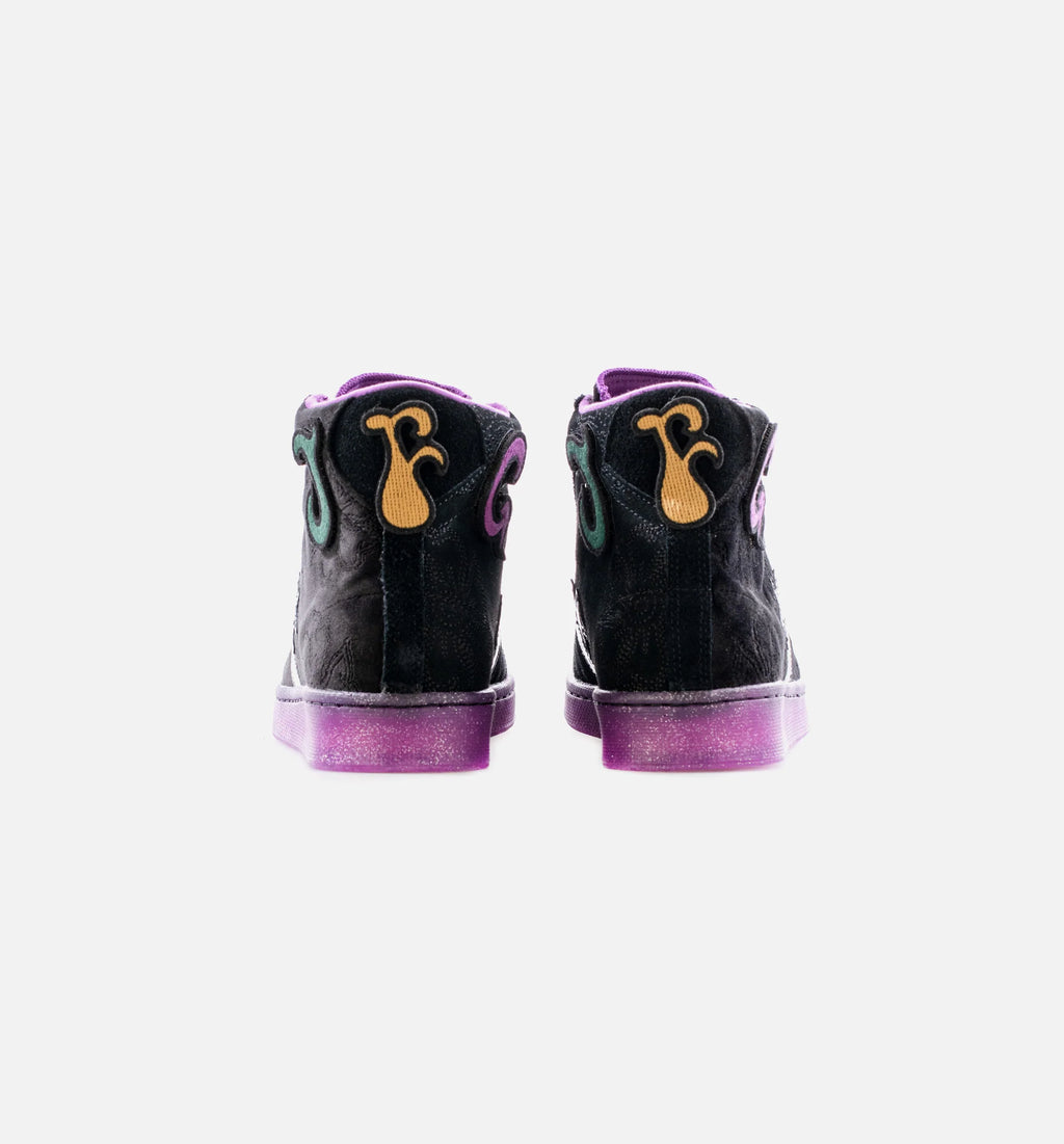 Joe Freshgoods X Pro Leather Hi Top Mens Lifestyle Shoe Black Purple