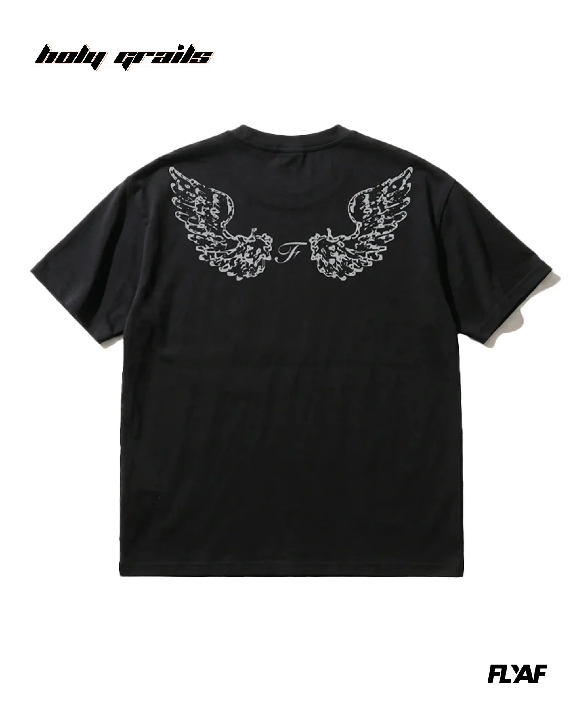 Charcoal Wing Black Tee HG x FLYAF