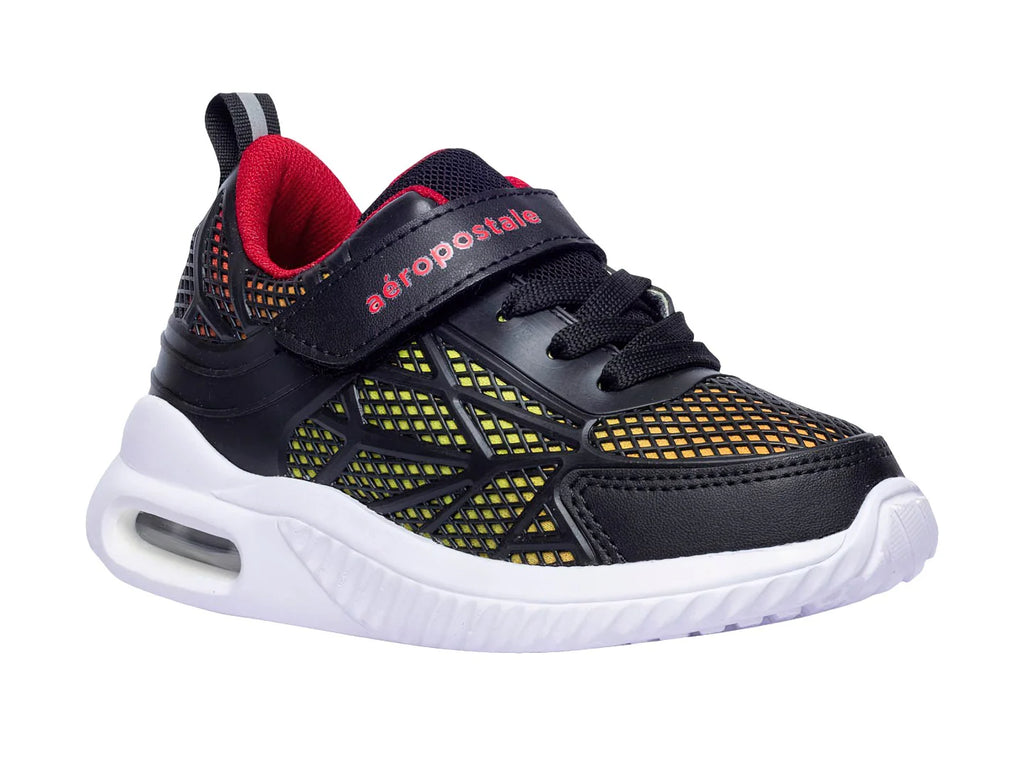 Tenis Aeropostale Sinclair Negro y Rojo para Niño
