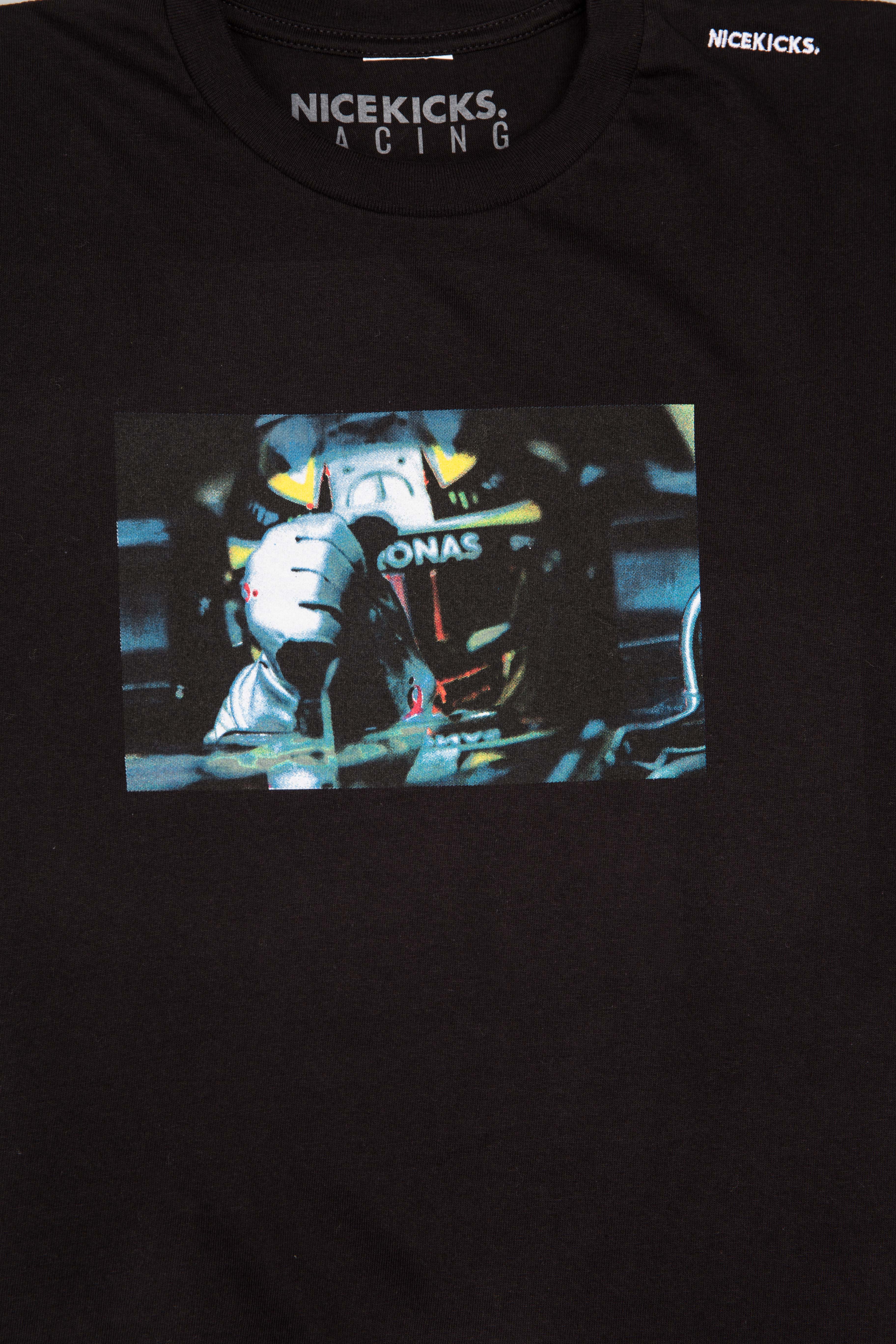 Nice Kicks Formula 1 Photo Print Shirt Black Black