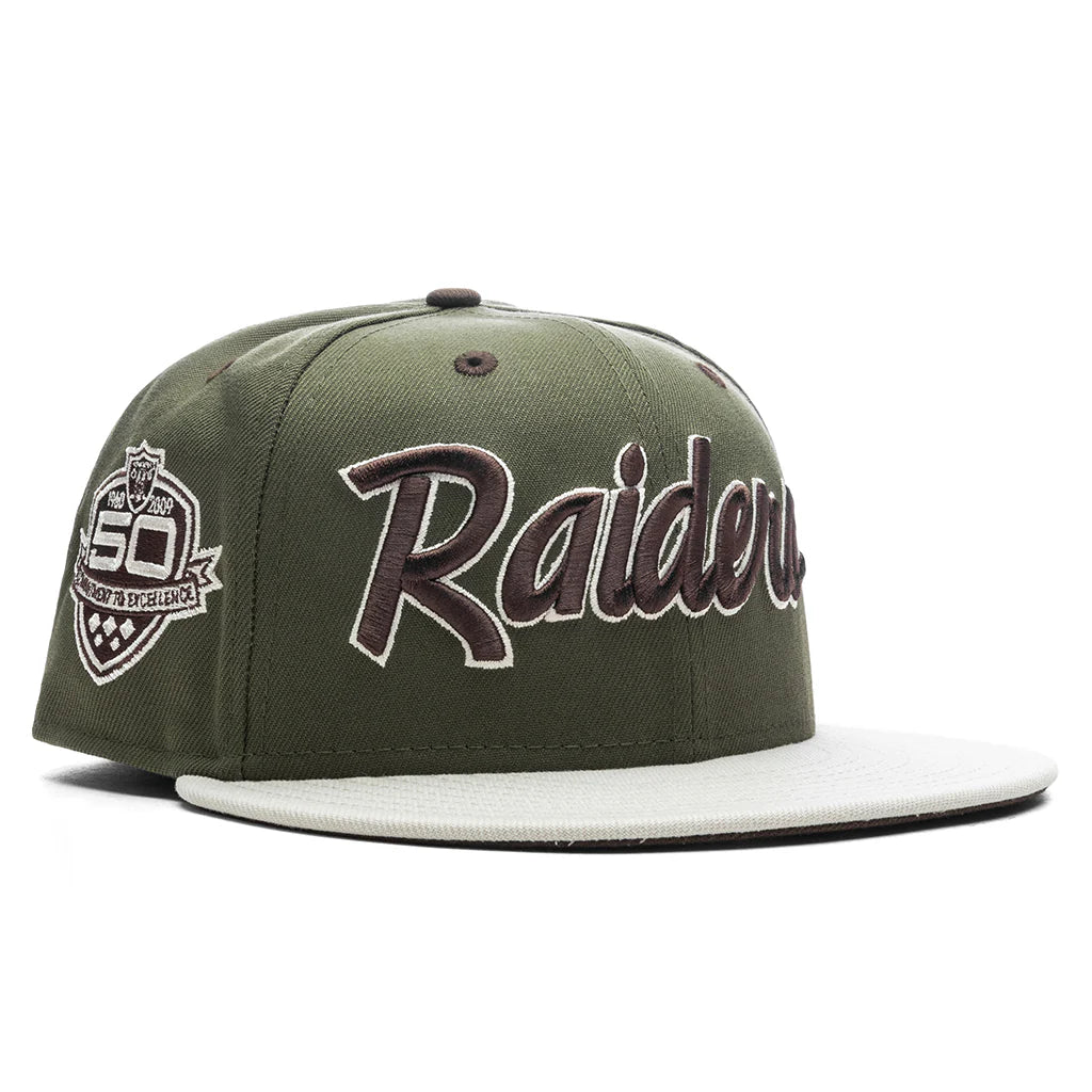 Feature x New Era 59FIFTY Fitted Las Vegas Raiders New Olive Stone