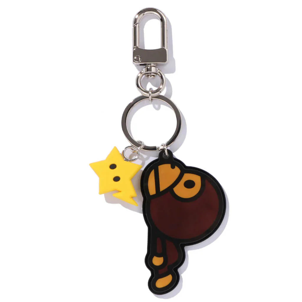Kids Baby Milo Acrylic Keychain Brown