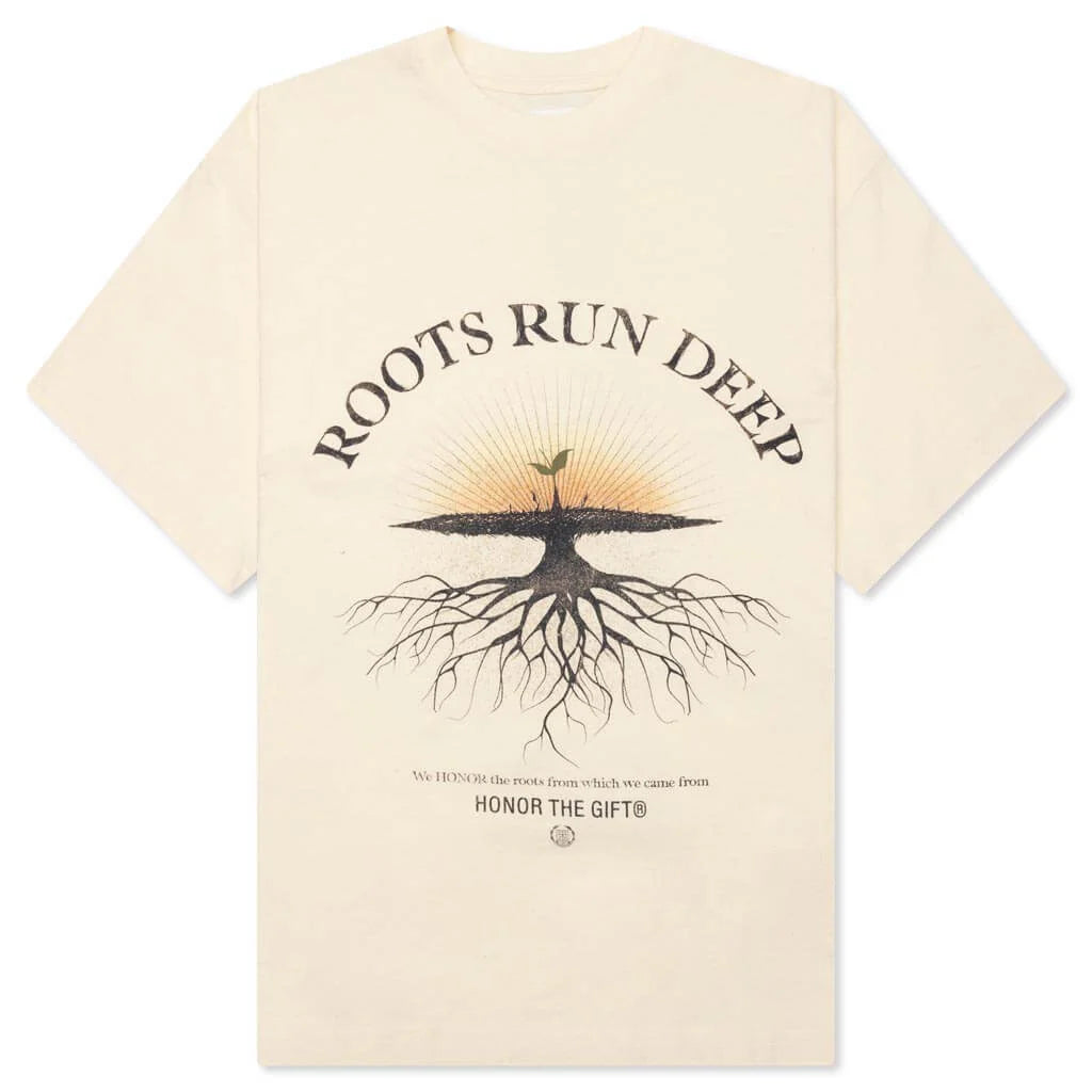 Roots Run Deep S S Tee Bone