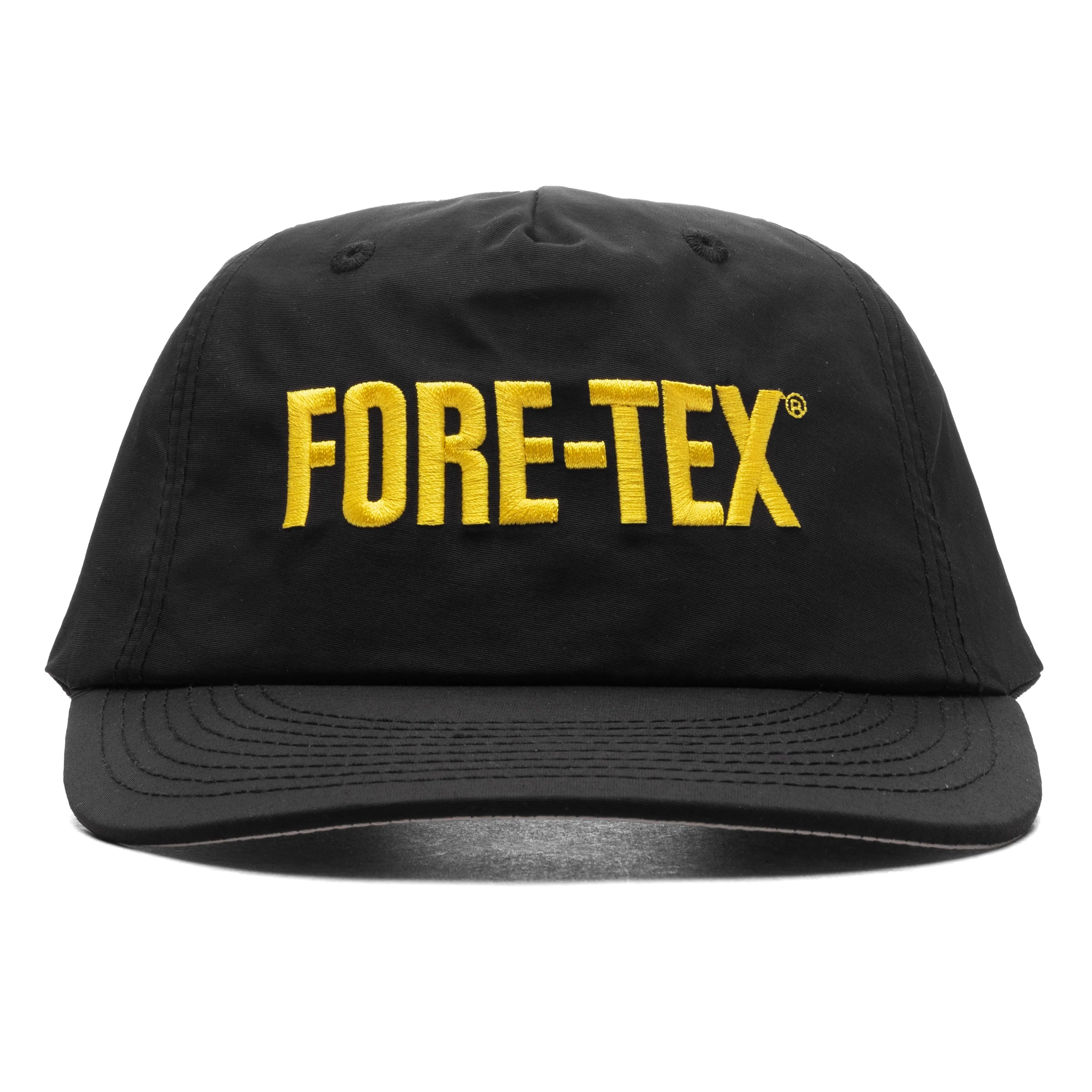 Fore Tex 5 Panel Snapback Hat Black
