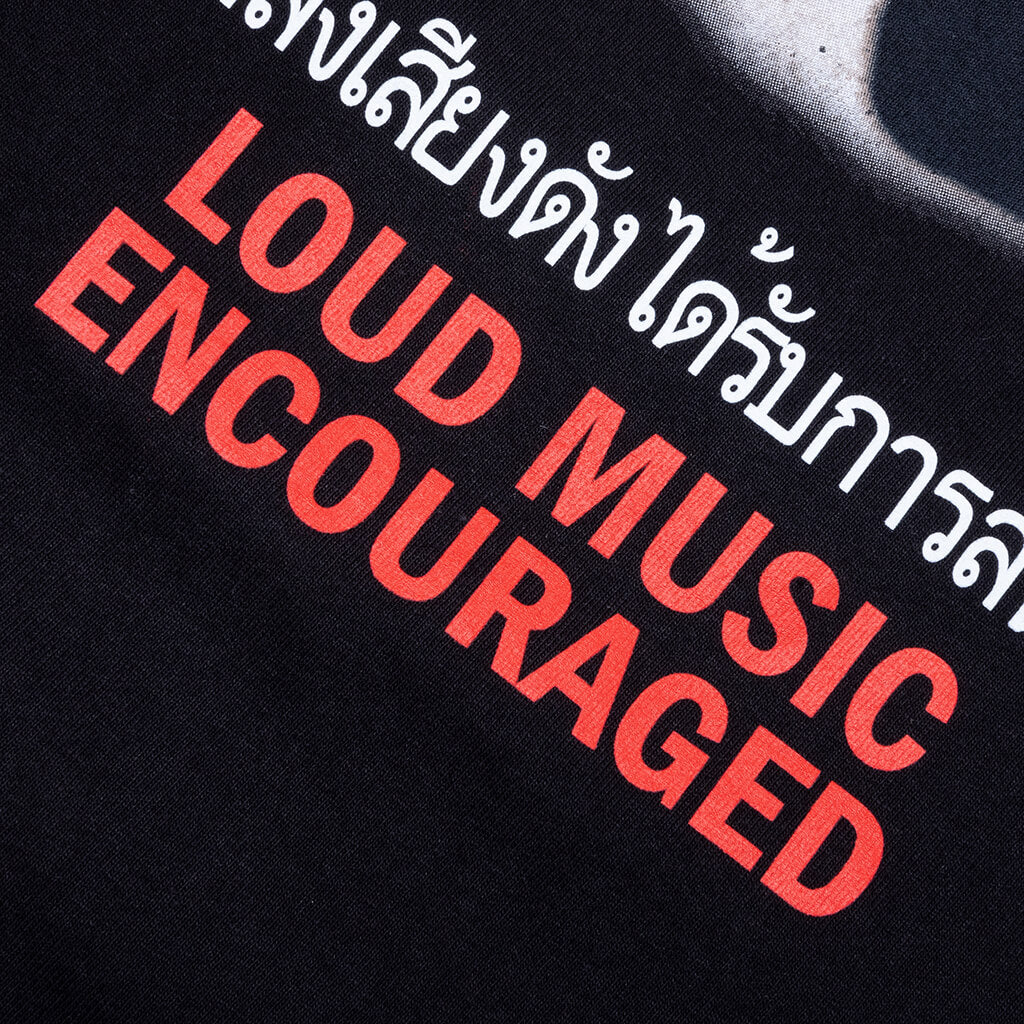 Pleasures x Boiler Room Loud Music T Shirt Black