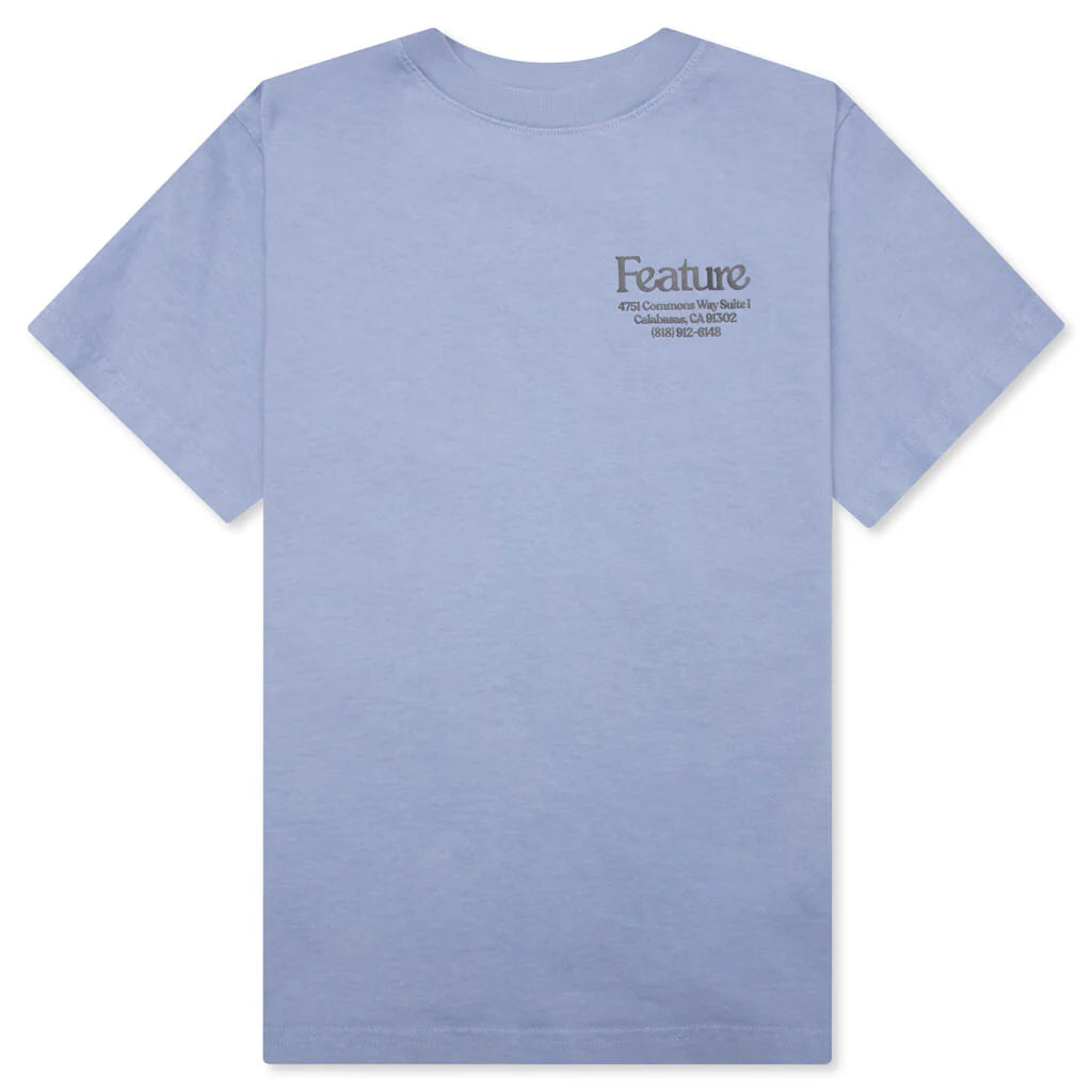 Kids C 40 S S Tee Clear Blue