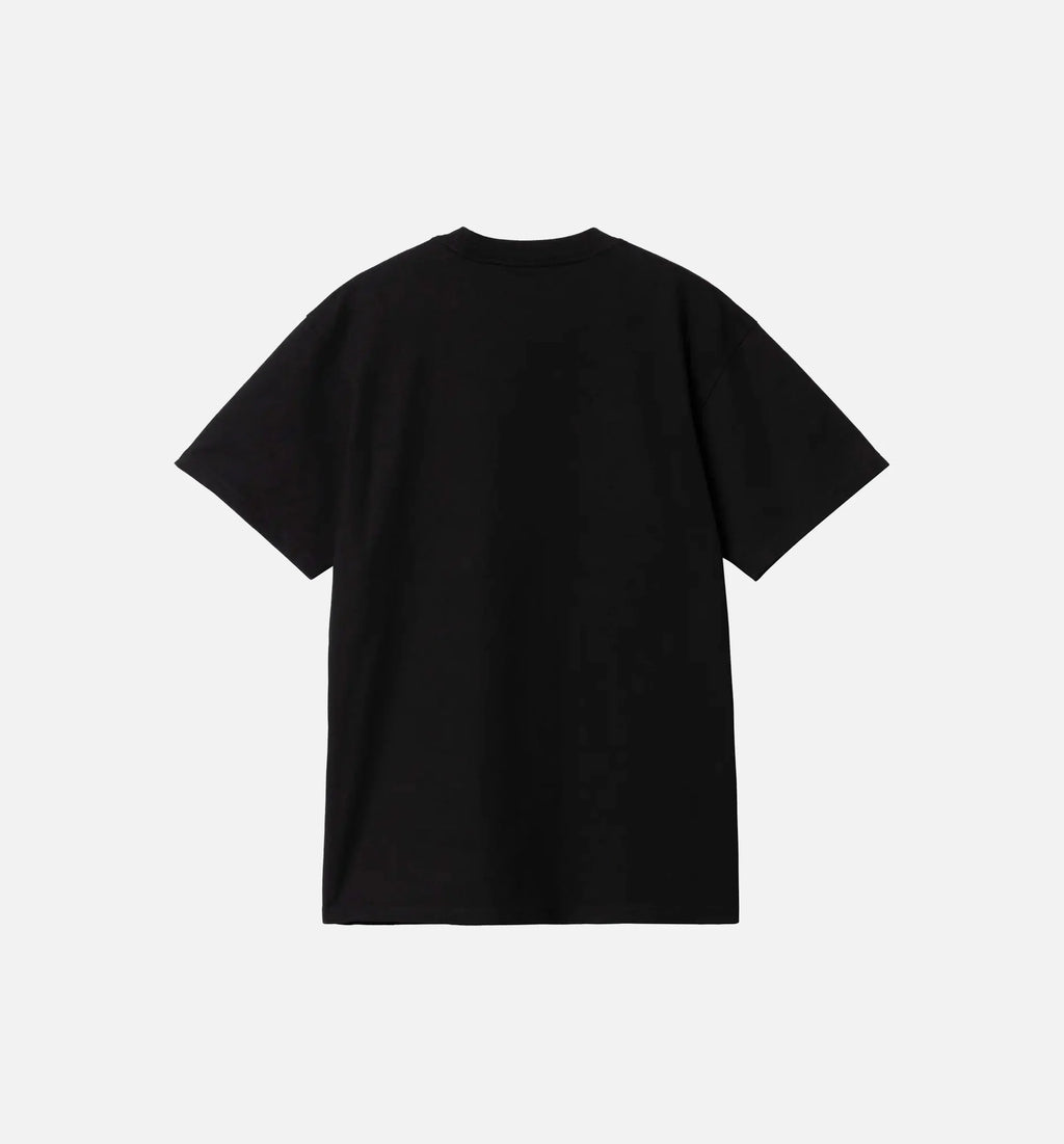 Duck Pond Mens Short Sleeve Shirt Black