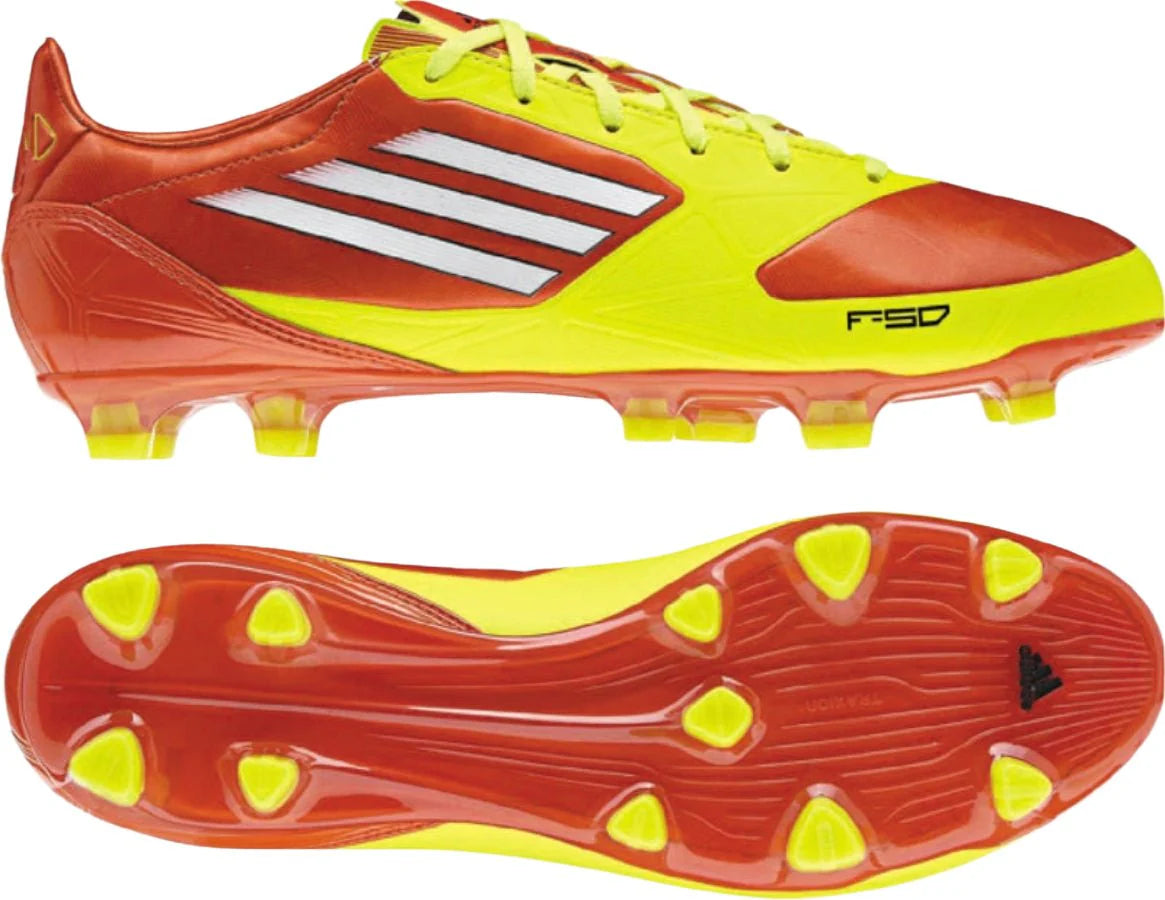 adidas F30 TRX FG Firm Ground Soccer Cleats Orange Electricity Yellow
