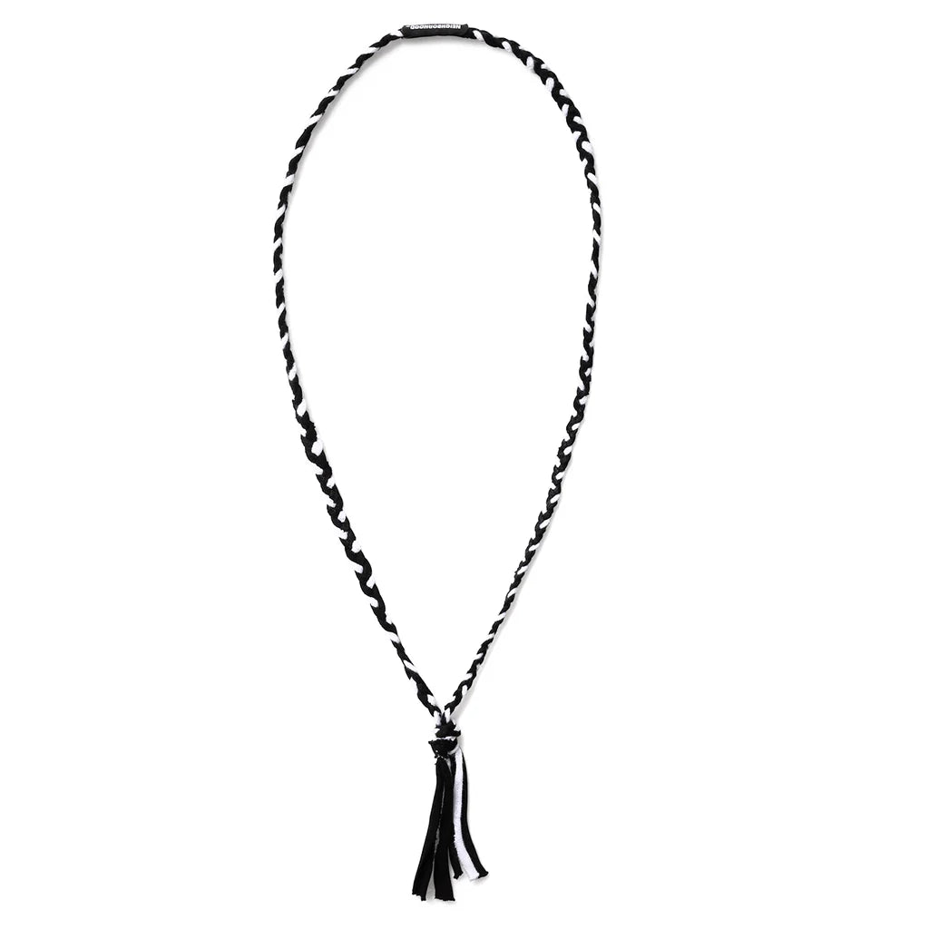 CS Braid Necklace Black White