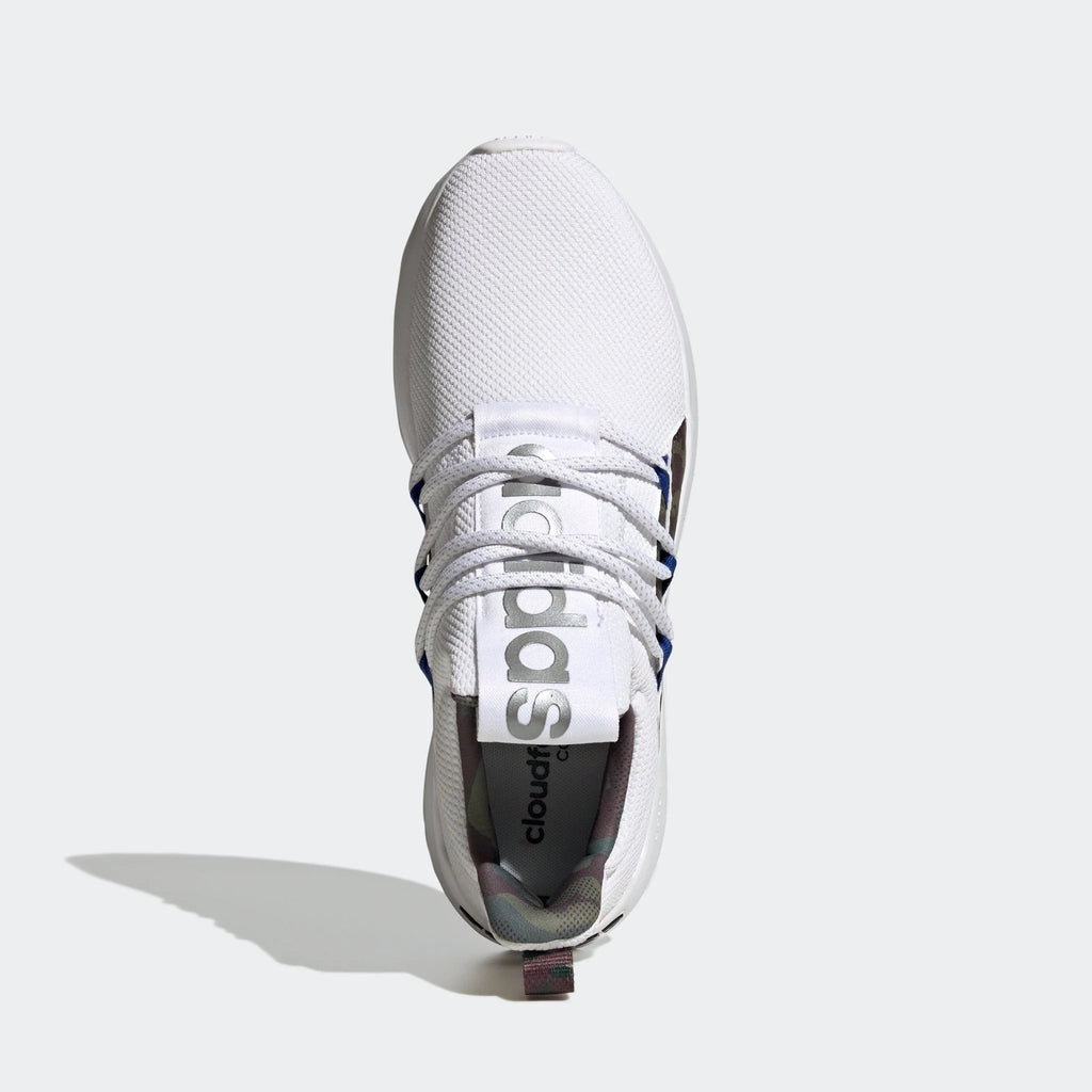 adidas Lite Racer Adapt 4 Cloudfoam Lifestyle Running Slip On Shoes Whjite Royal