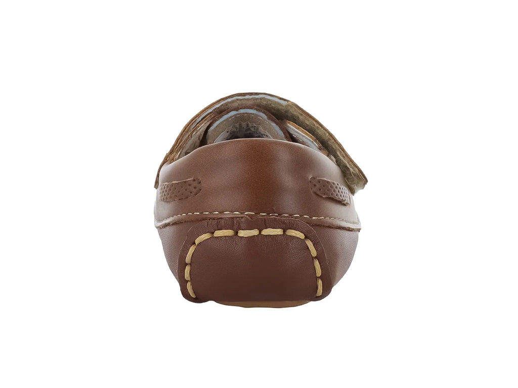 Zapatos Mocasines Miniburbujas Café para Bebé