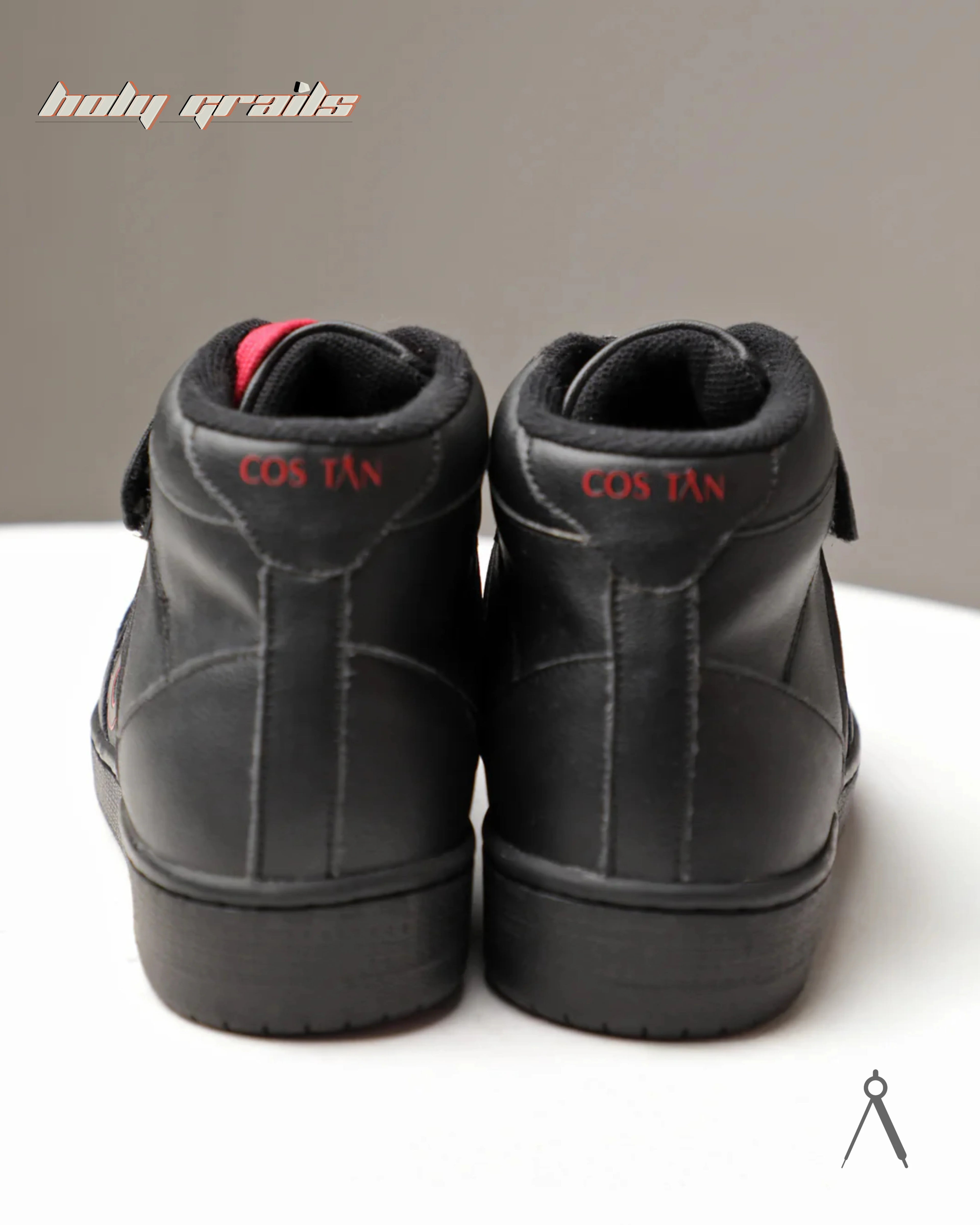 Vector Classic Black Red Accent High Sneakers HG x Cos Tan