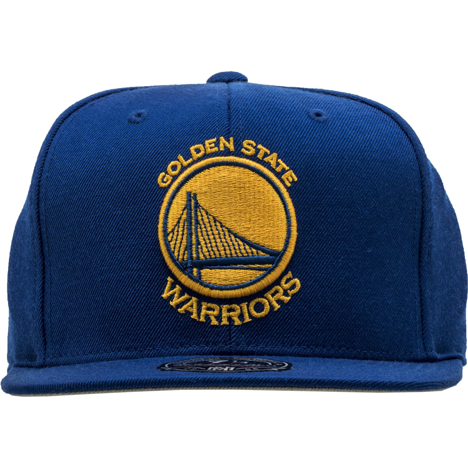 Golden State Warriors NBA High Crown Fitted Mens Royal Blue Yellow
