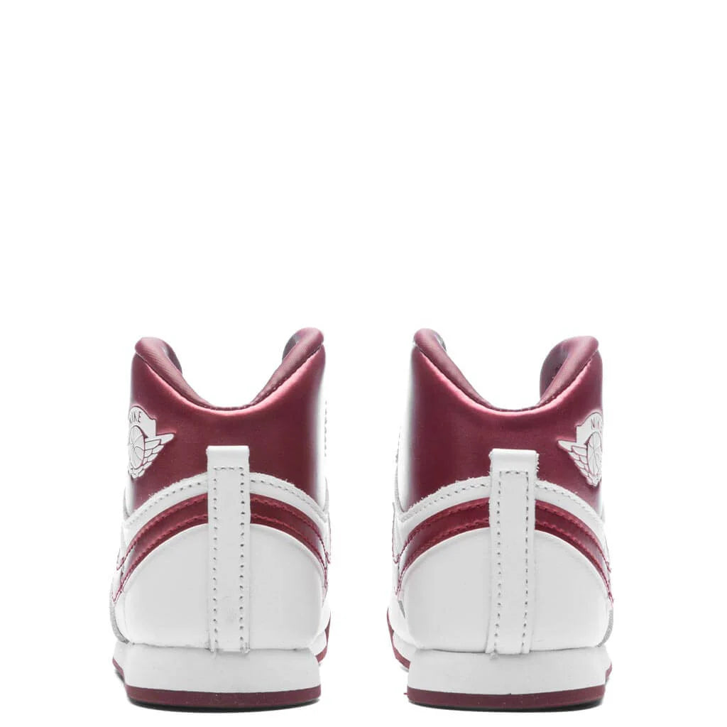 Air Jordan 1 High Retro 85 Metallic Burgundy TD White Team Red White